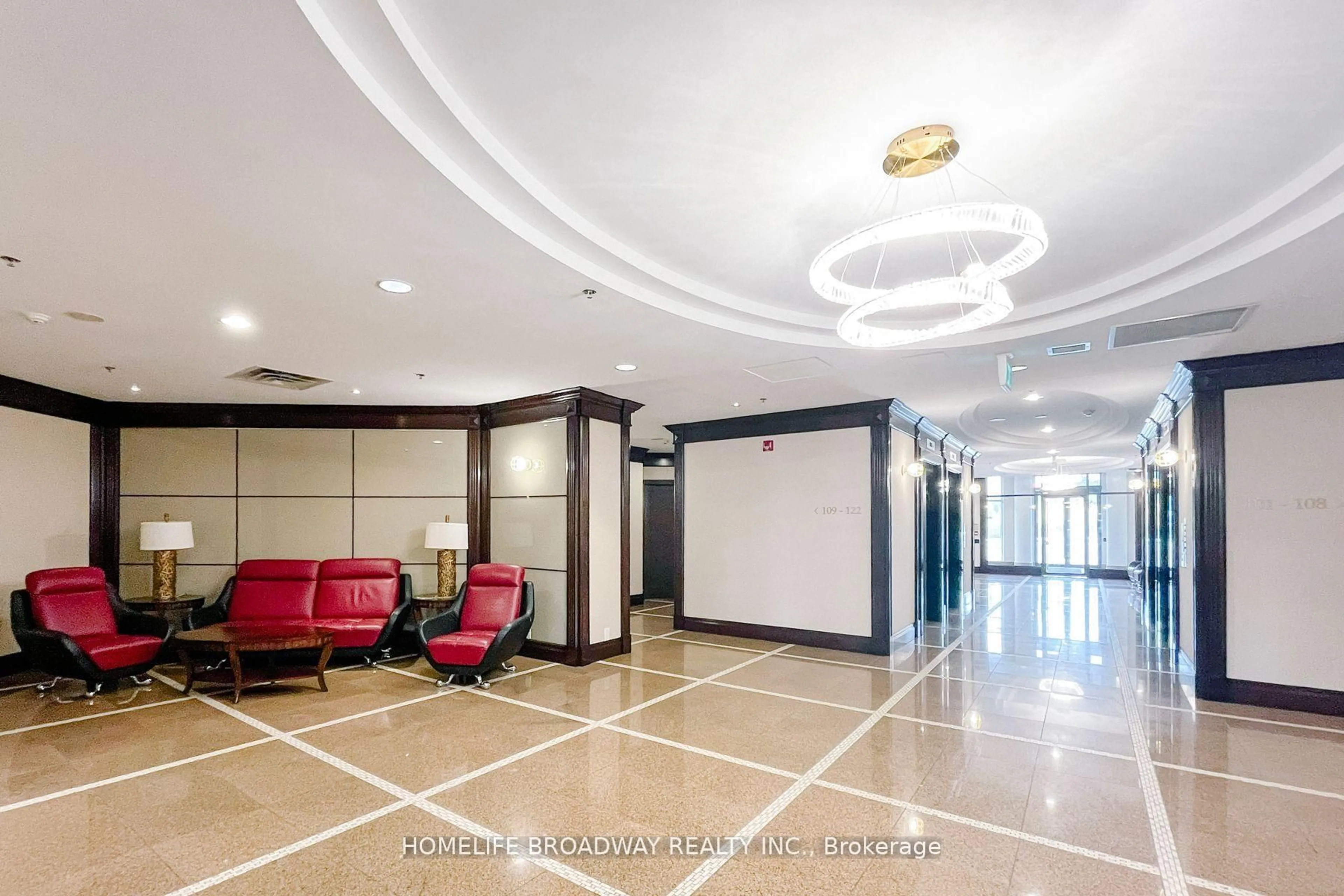 Lobby for 18 Harding Blvd #PH108, Richmond Hill Ontario L4C 0T3