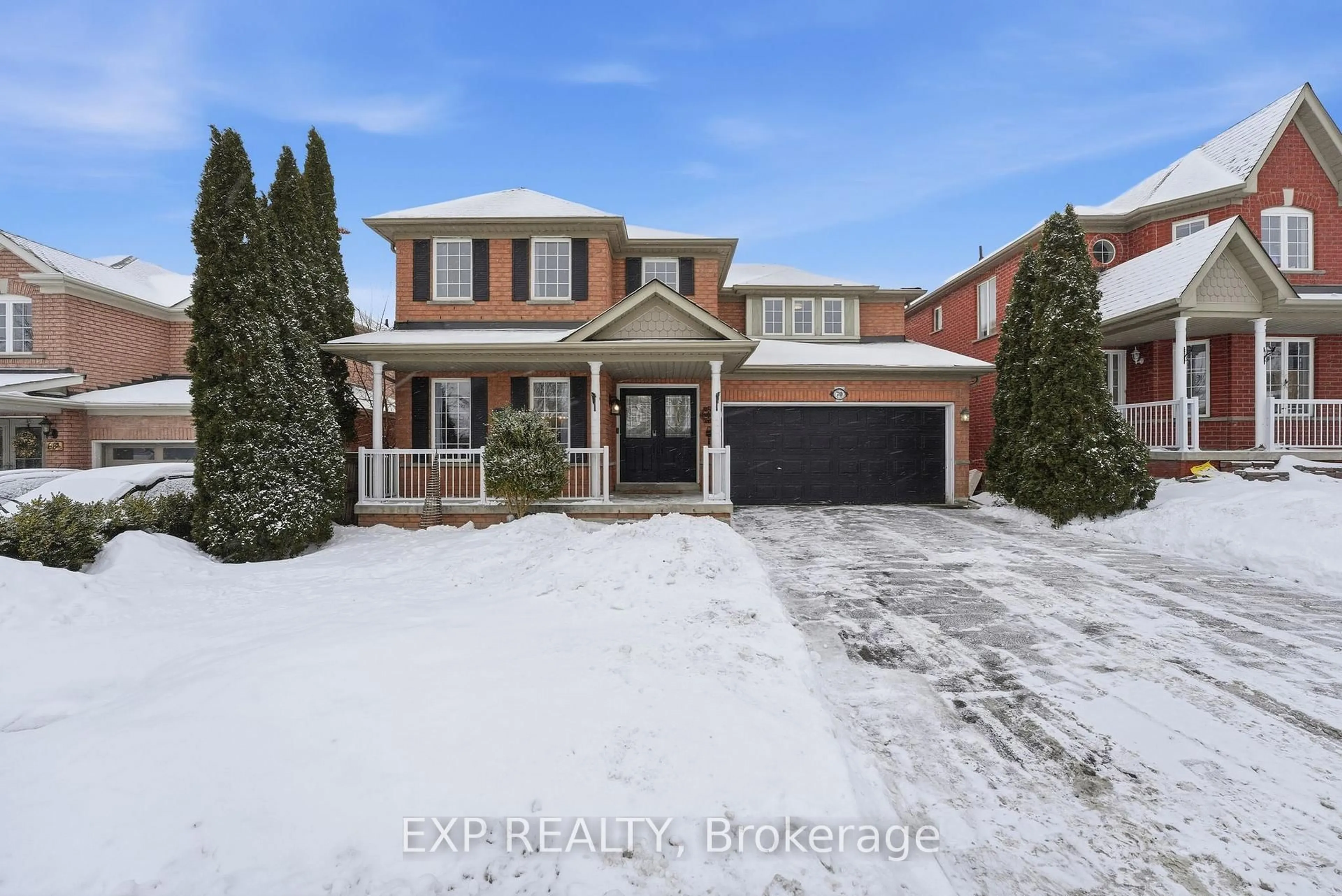 Home with brick exterior material, street for 70 Brecken Dr, Georgina Ontario L4P 4A7