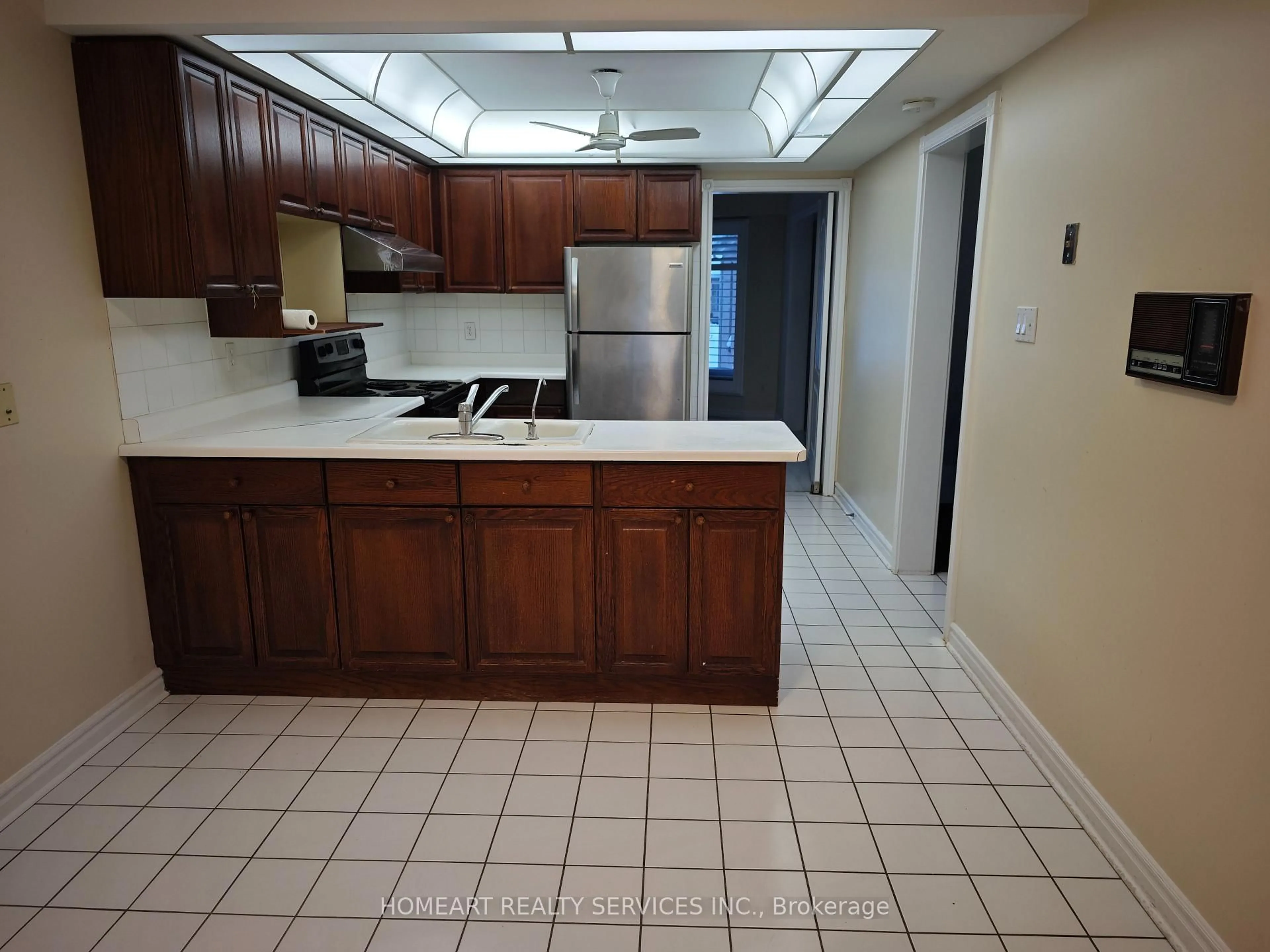Standard kitchen, ceramic/tile floor for 52 Melchior Cres, Markham Ontario L3R 9A7