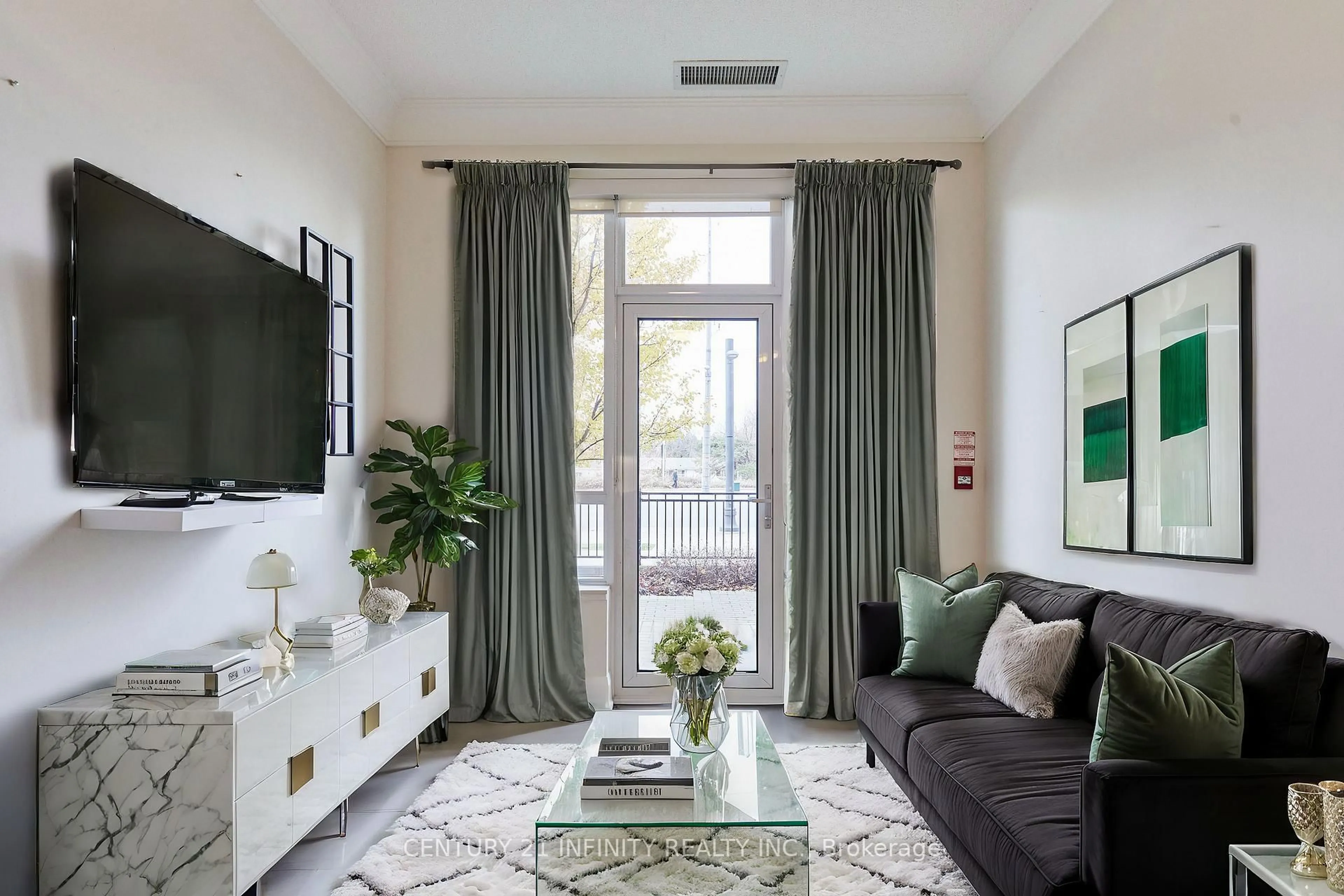 Living room with furniture, unknown for 25 Water Walk Dr #115, Markham Ontario L6G 0G3