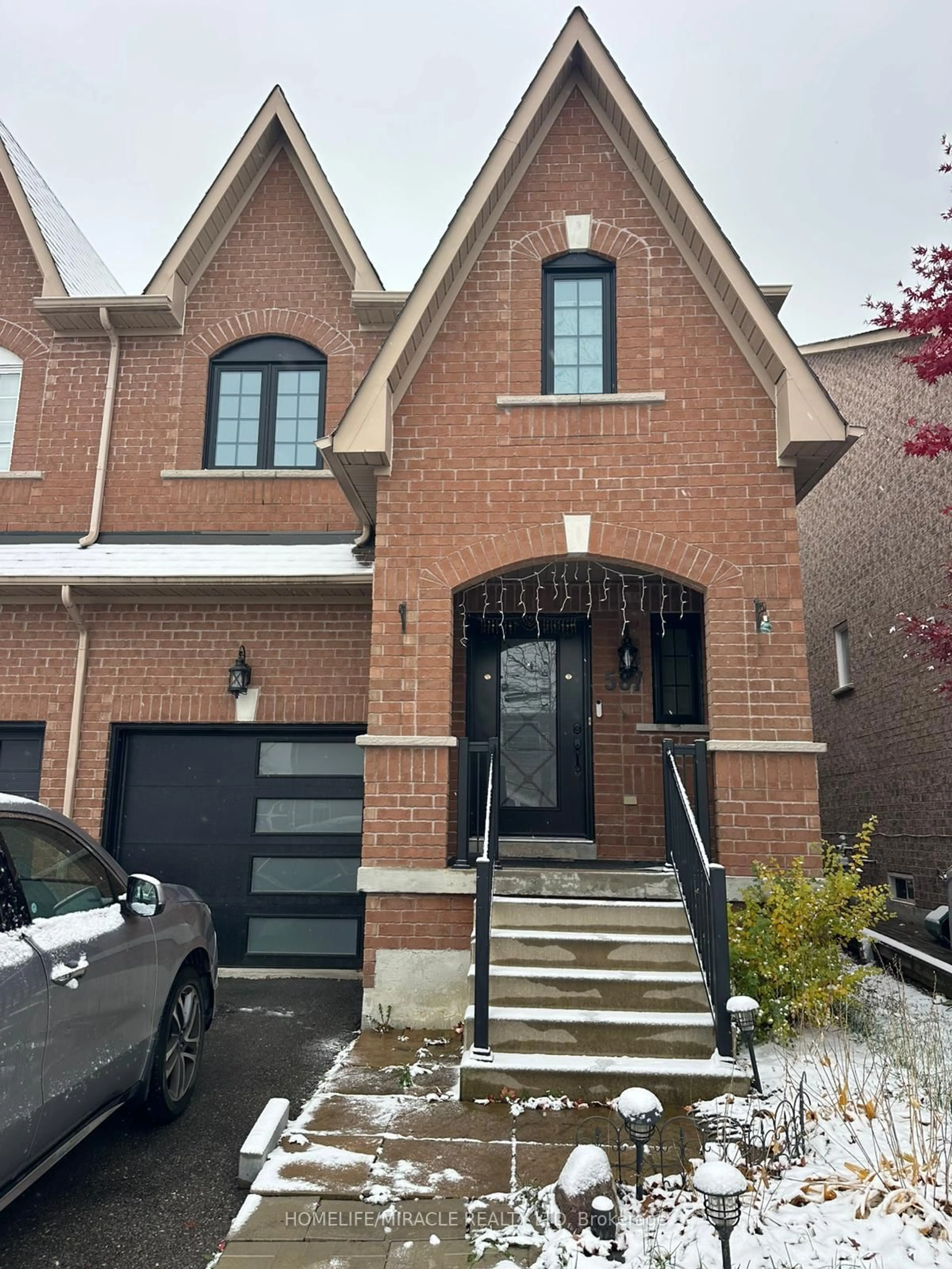 Home with brick exterior material, street for 587 Caboto Tr, Markham Ontario L3R 5S1
