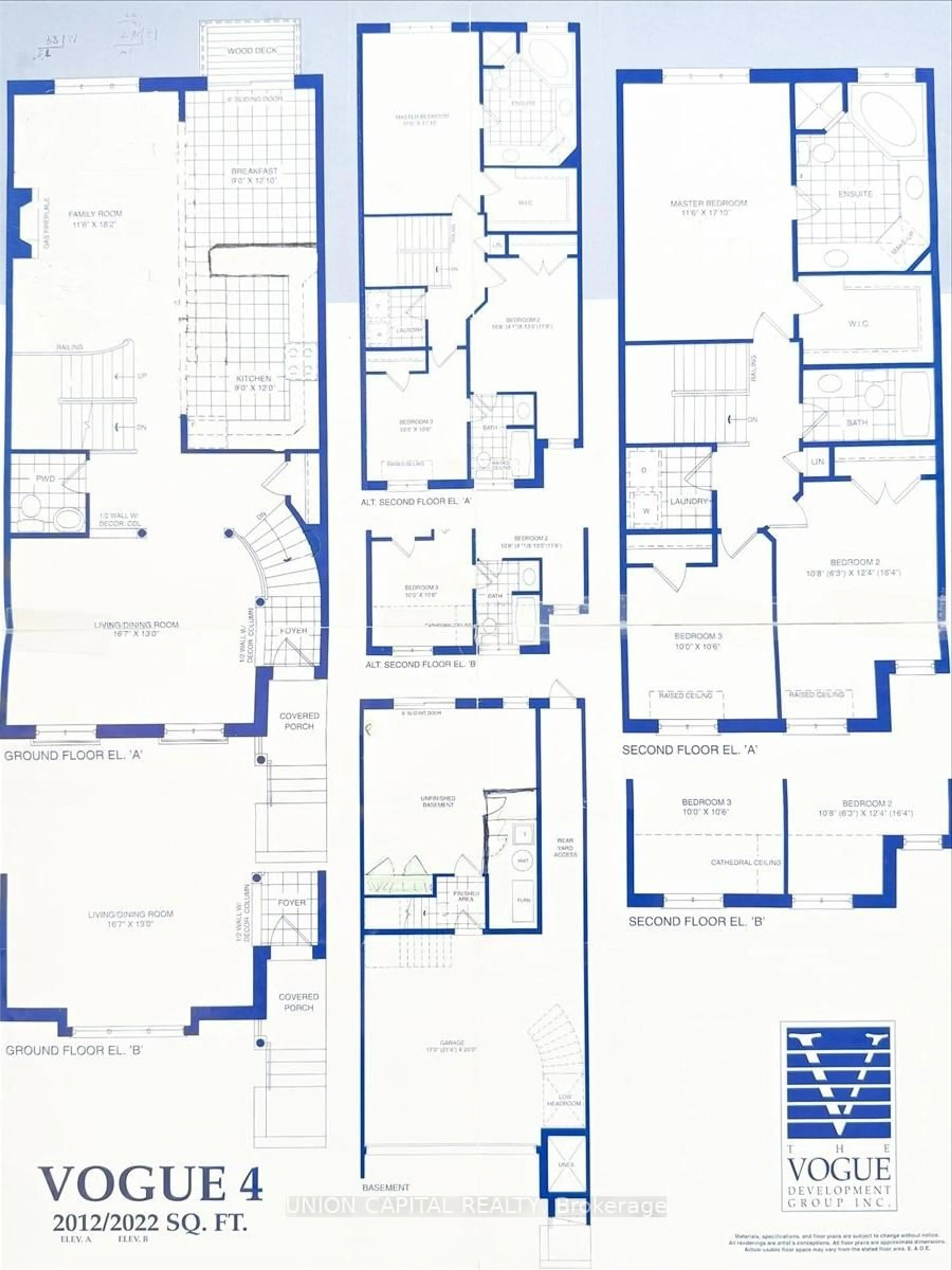 Floor plan for 18 Honeywood Rd, Vaughan Ontario L4J 9C2