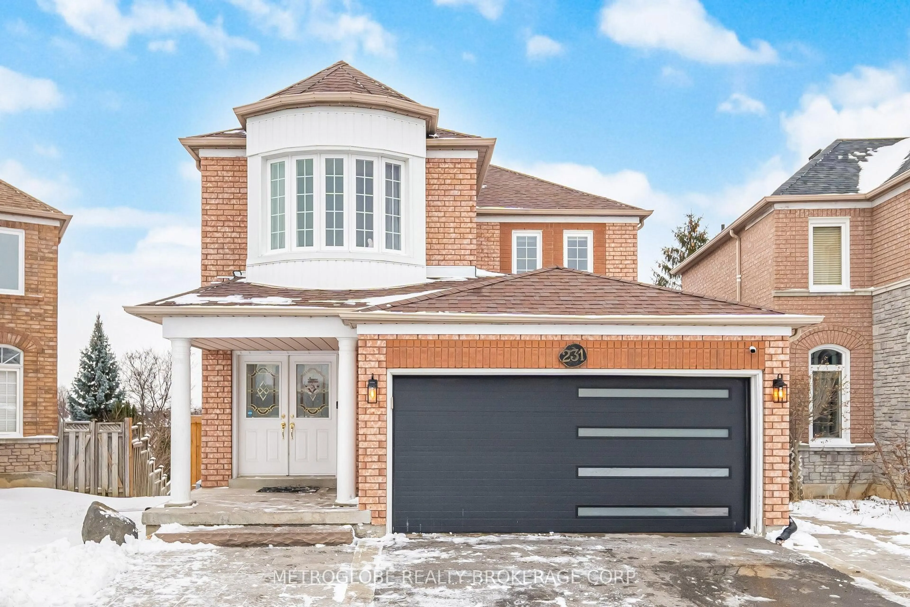 Home with brick exterior material, street for 231 Matthew Dr, Vaughan Ontario L4L 9B4