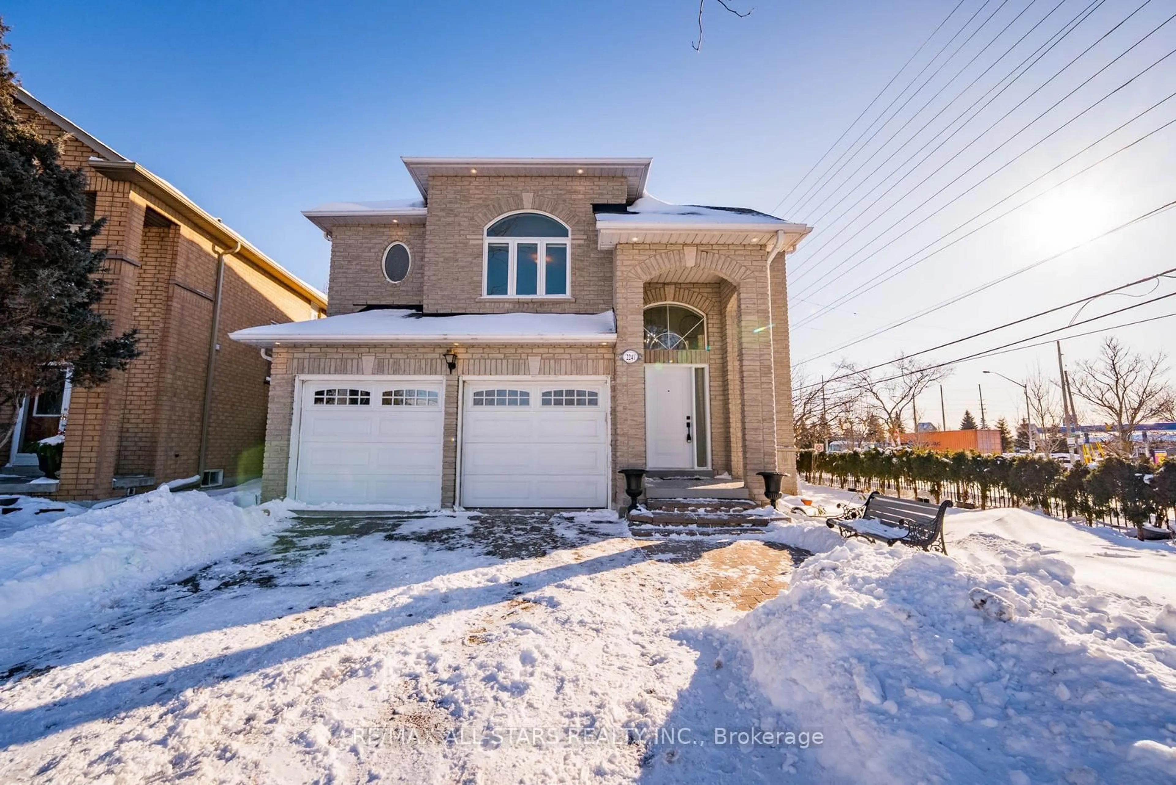 Home with brick exterior material, street for 2241 Old Rutherford Rd, Vaughan Ontario L6A 1Z7