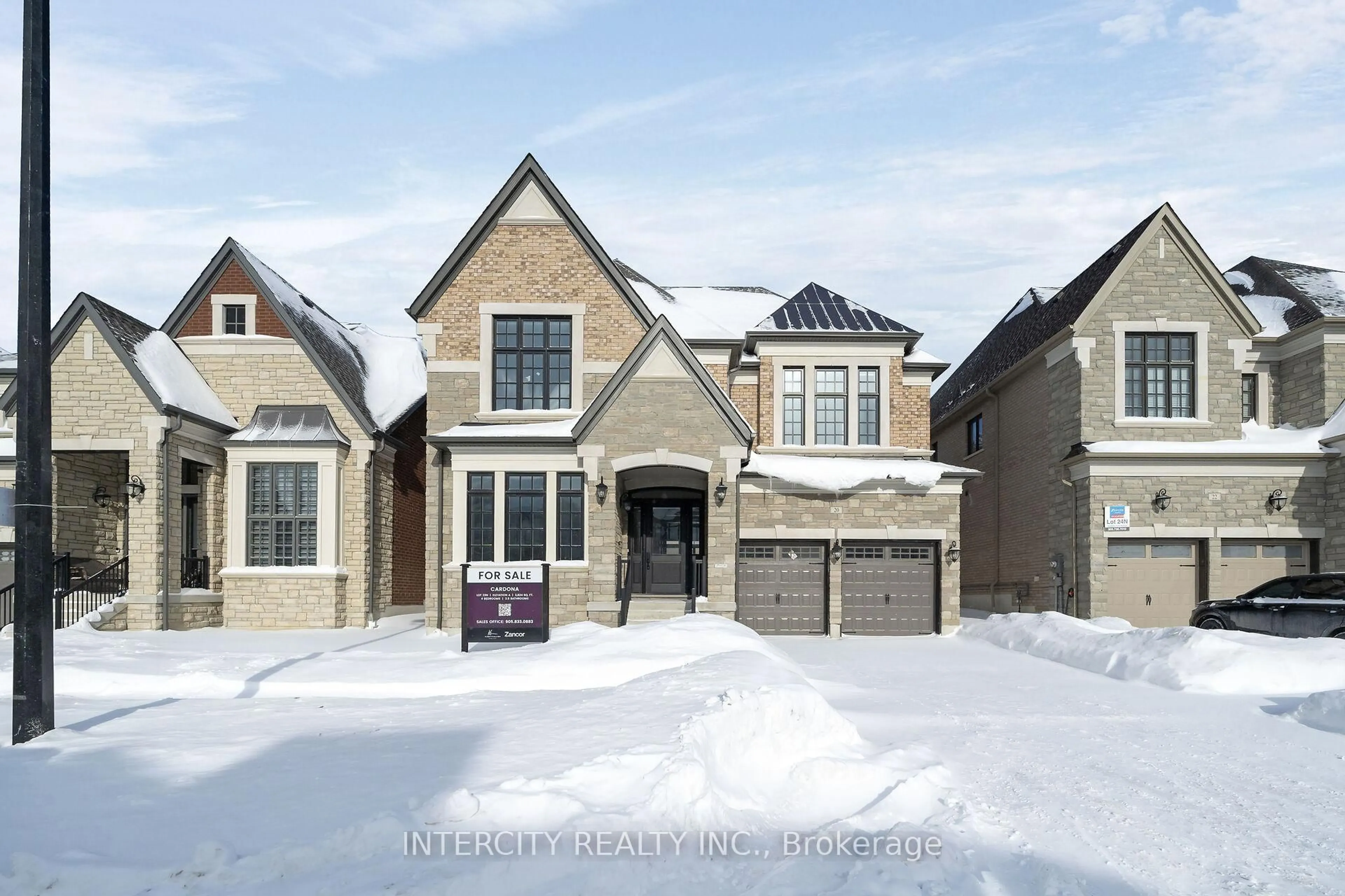 Home with brick exterior material, street for 20 Saxby Farm Ave #Lot 23N, King Ontario L7B 0T2