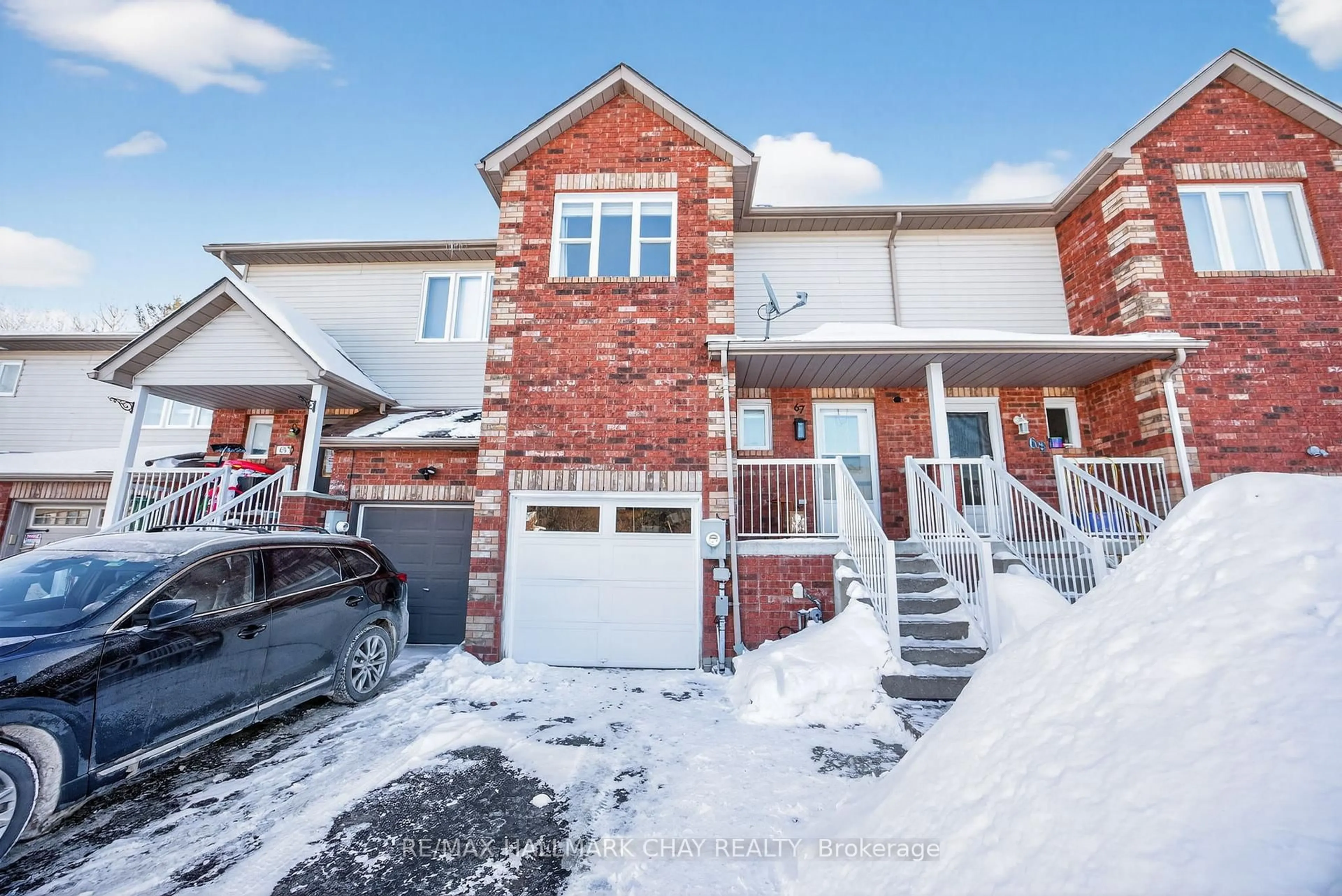 Home with brick exterior material, street for 67 Parkside Cres, Essa Ontario L3W 0K9