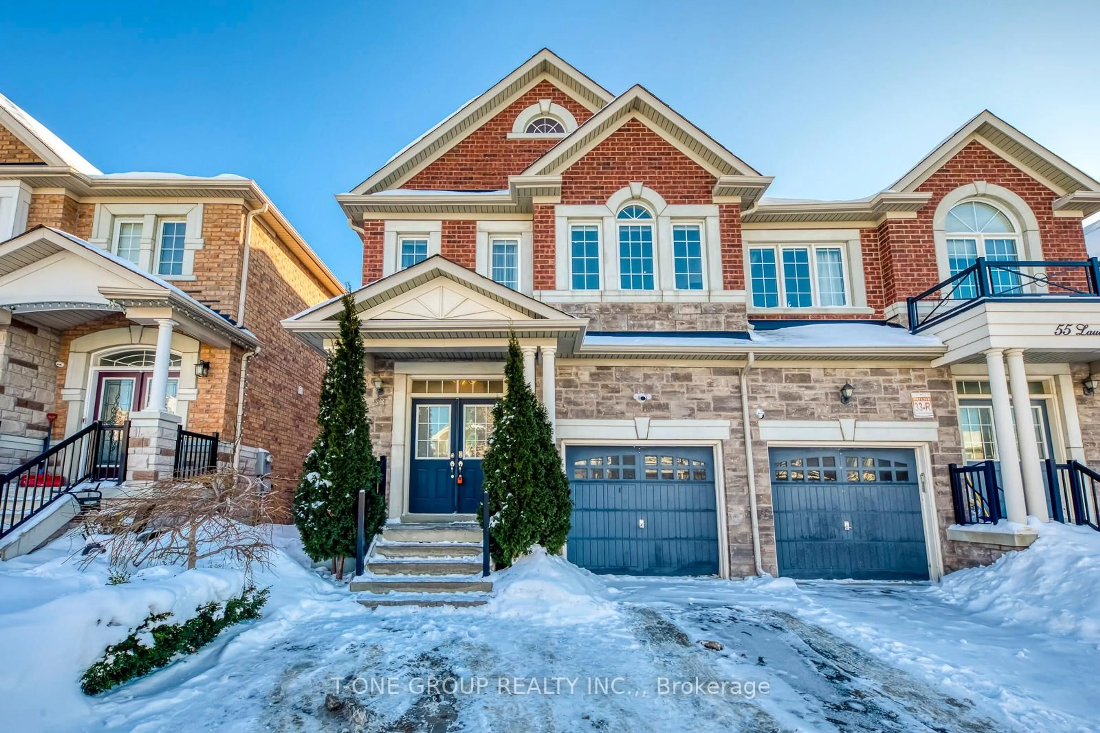 Home with brick exterior material, street for 53 Lauderdale Dr, Vaughan Ontario L6A 4G8