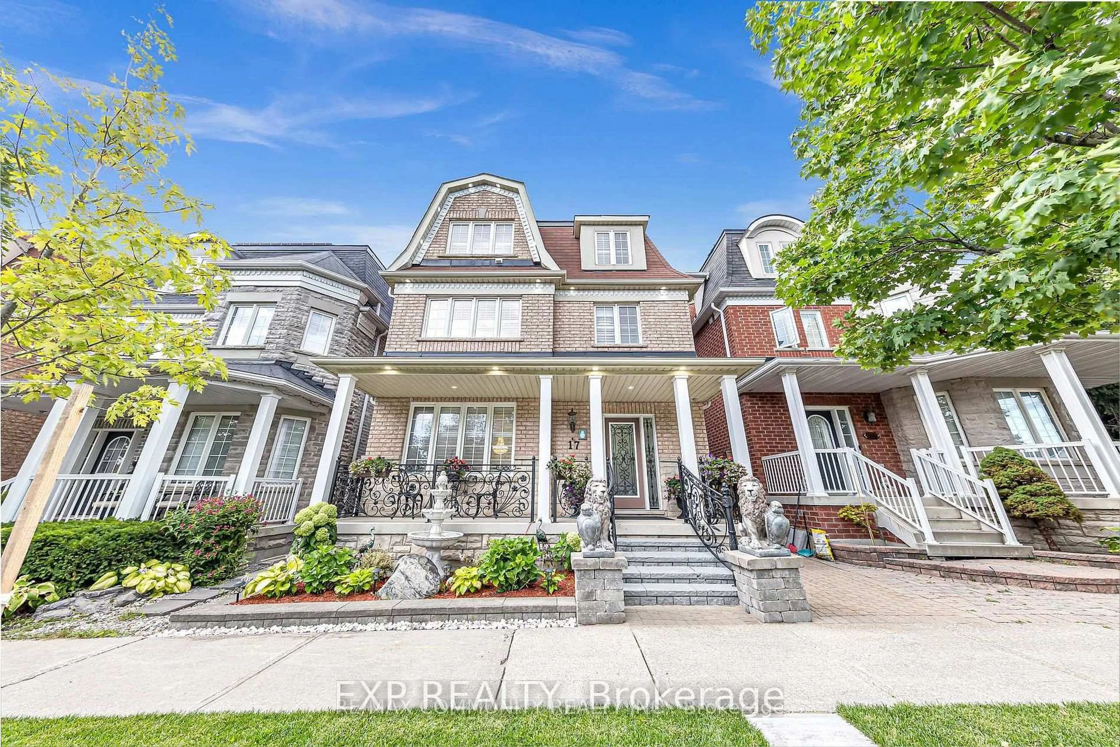 Home with brick exterior material, street for 17 Rouge Bank Dr, Markham Ontario L6B 1A8