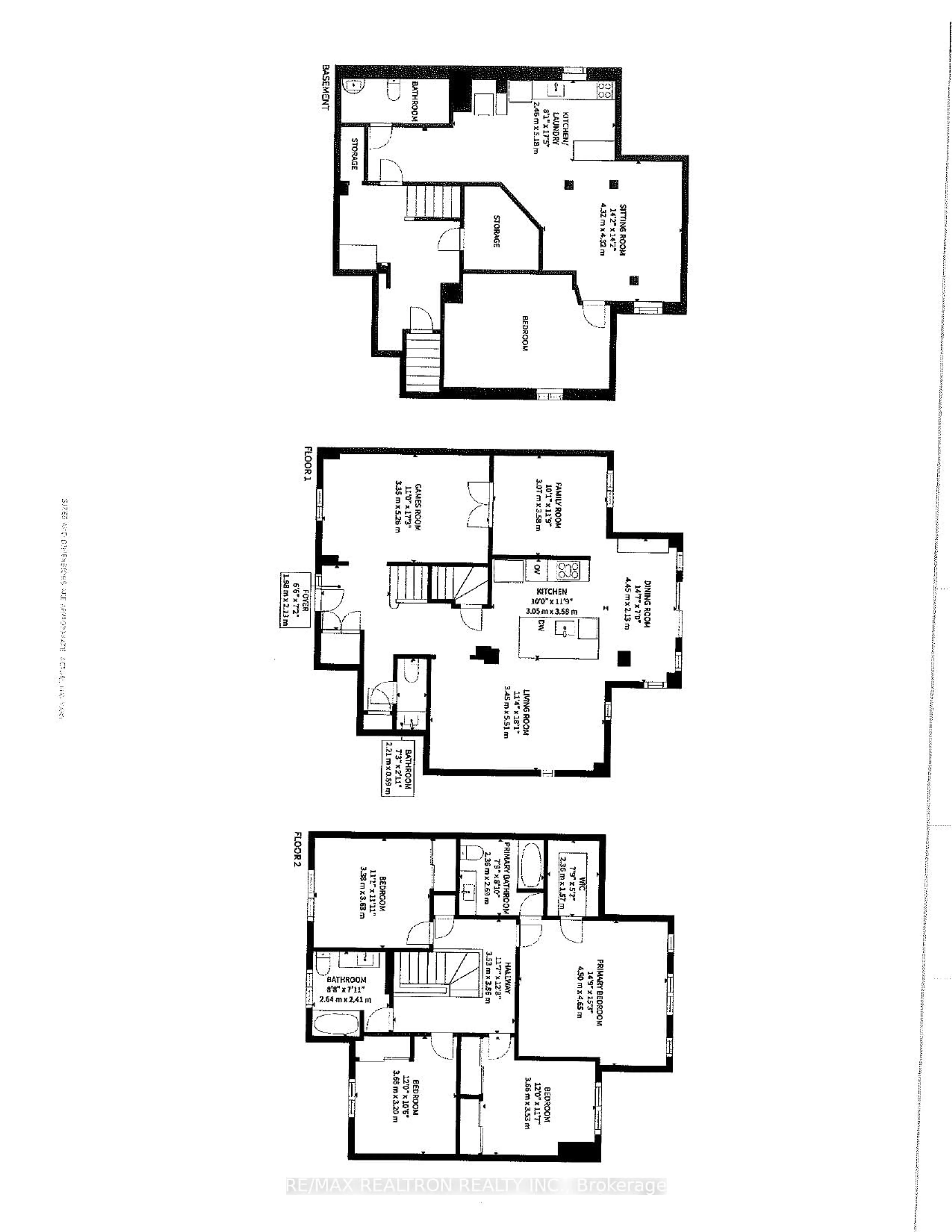 Floor plan for 200 Mccaffrey Rd, Newmarket Ontario L3X 1J9