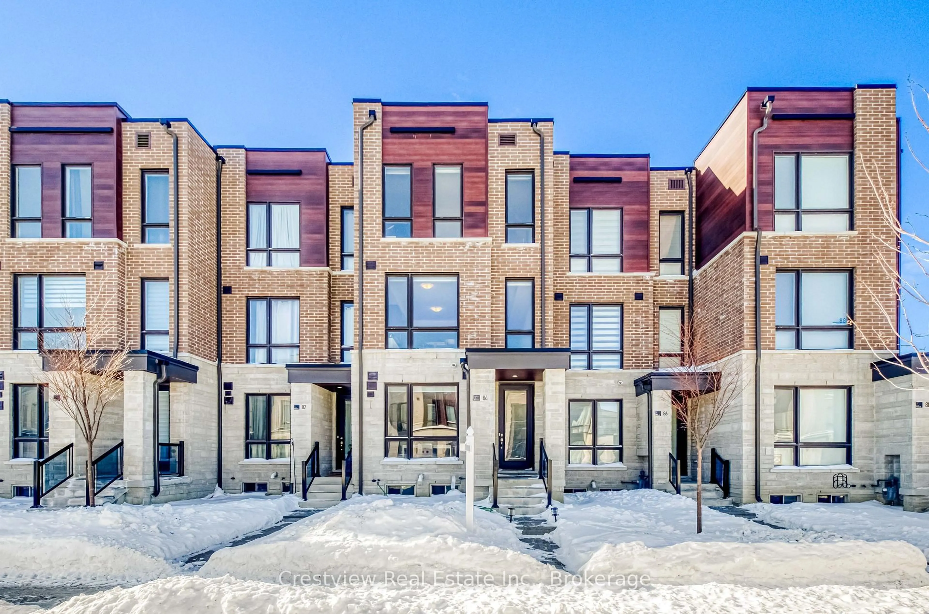 Home with brick exterior material, street for 84 Stauffer Cres, Markham Ontario L6B 1R1