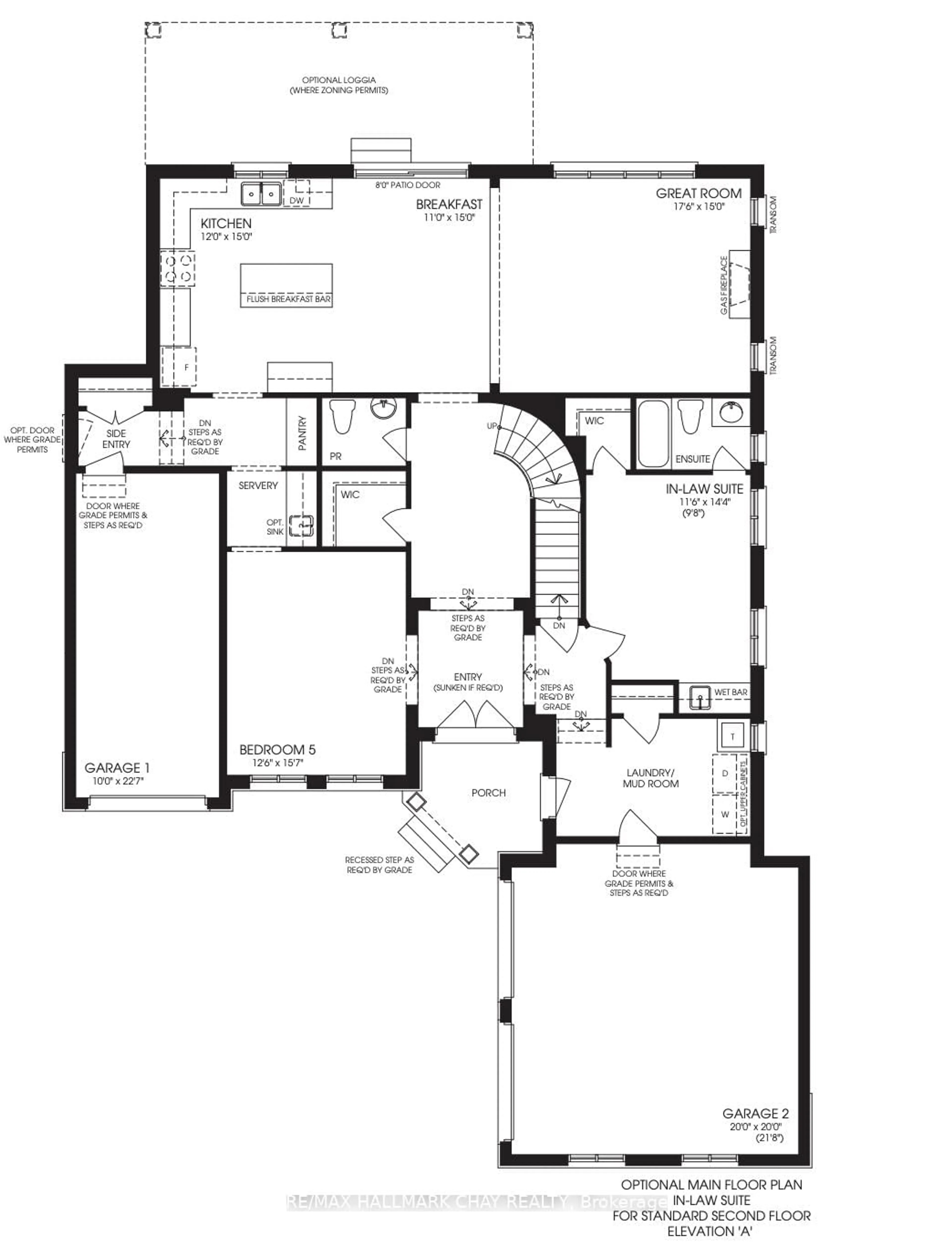 Floor plan for LOT 232 34 Marigold Blvd, Adjala-Tosorontio Ontario L0G 1W0