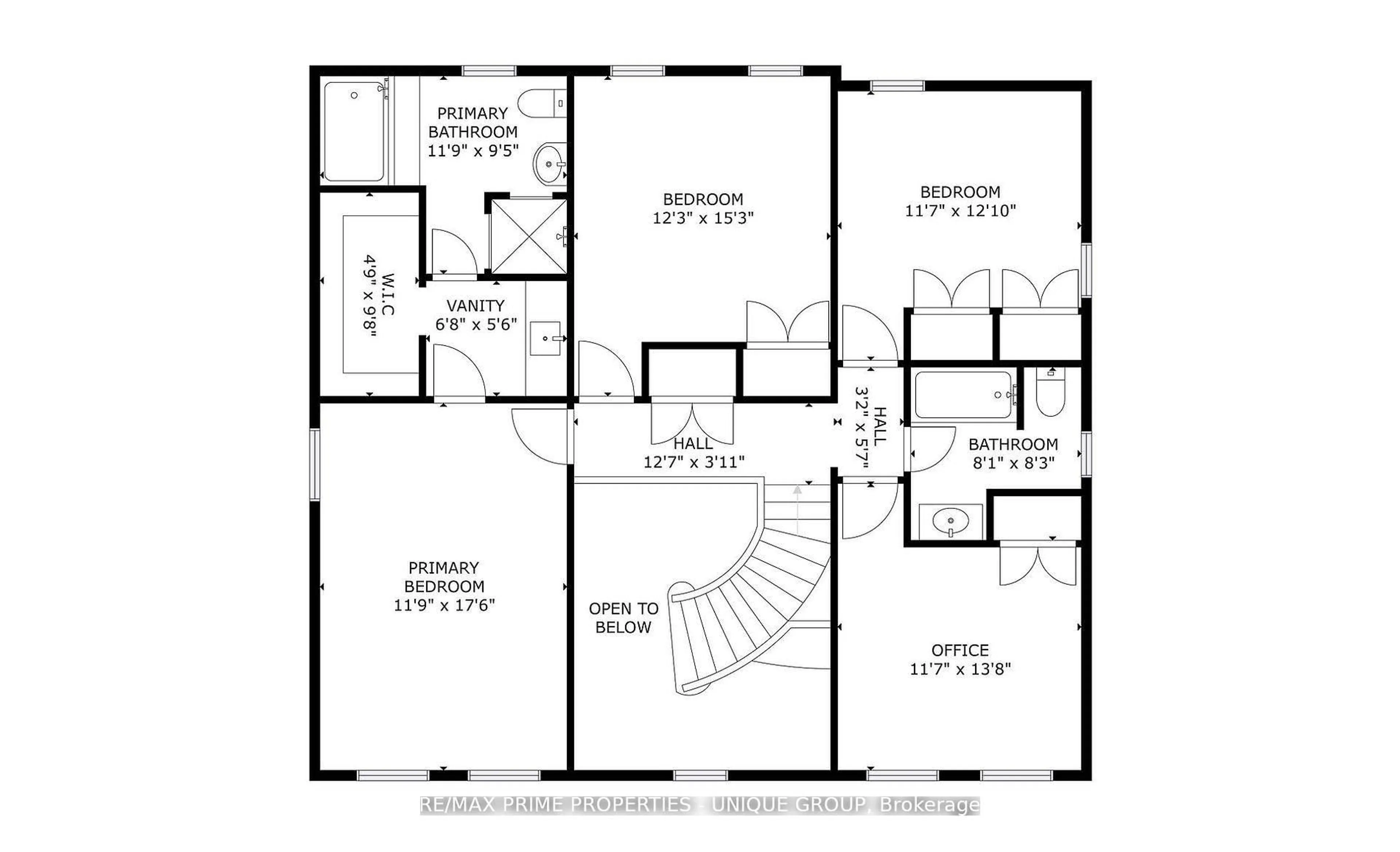 Floor plan for 9 Longwater Chse, Markham Ontario L3R 4A1