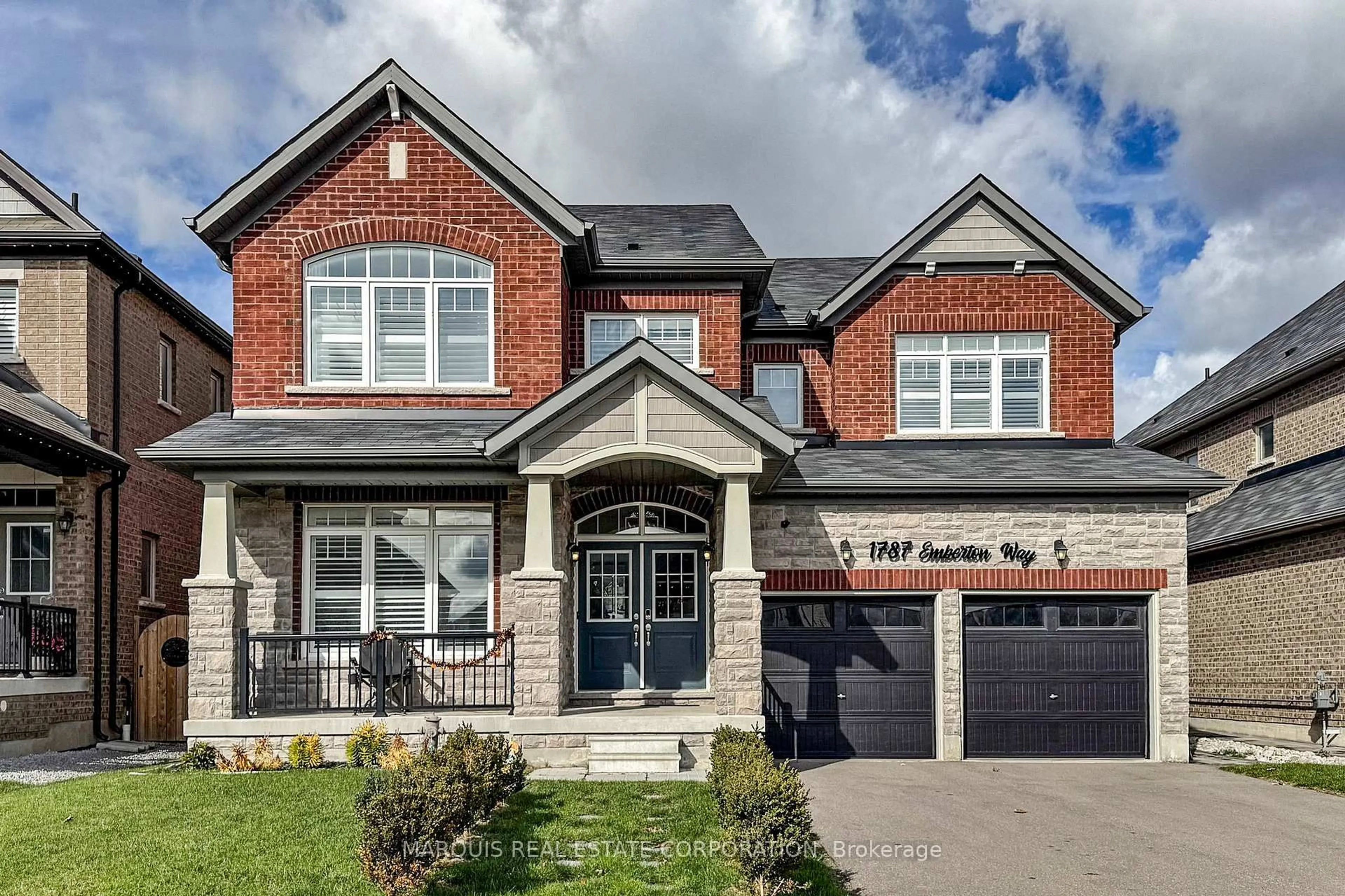 Home with brick exterior material, street for 1787 Emberton Way, Innisfil Ontario L9S 0N4