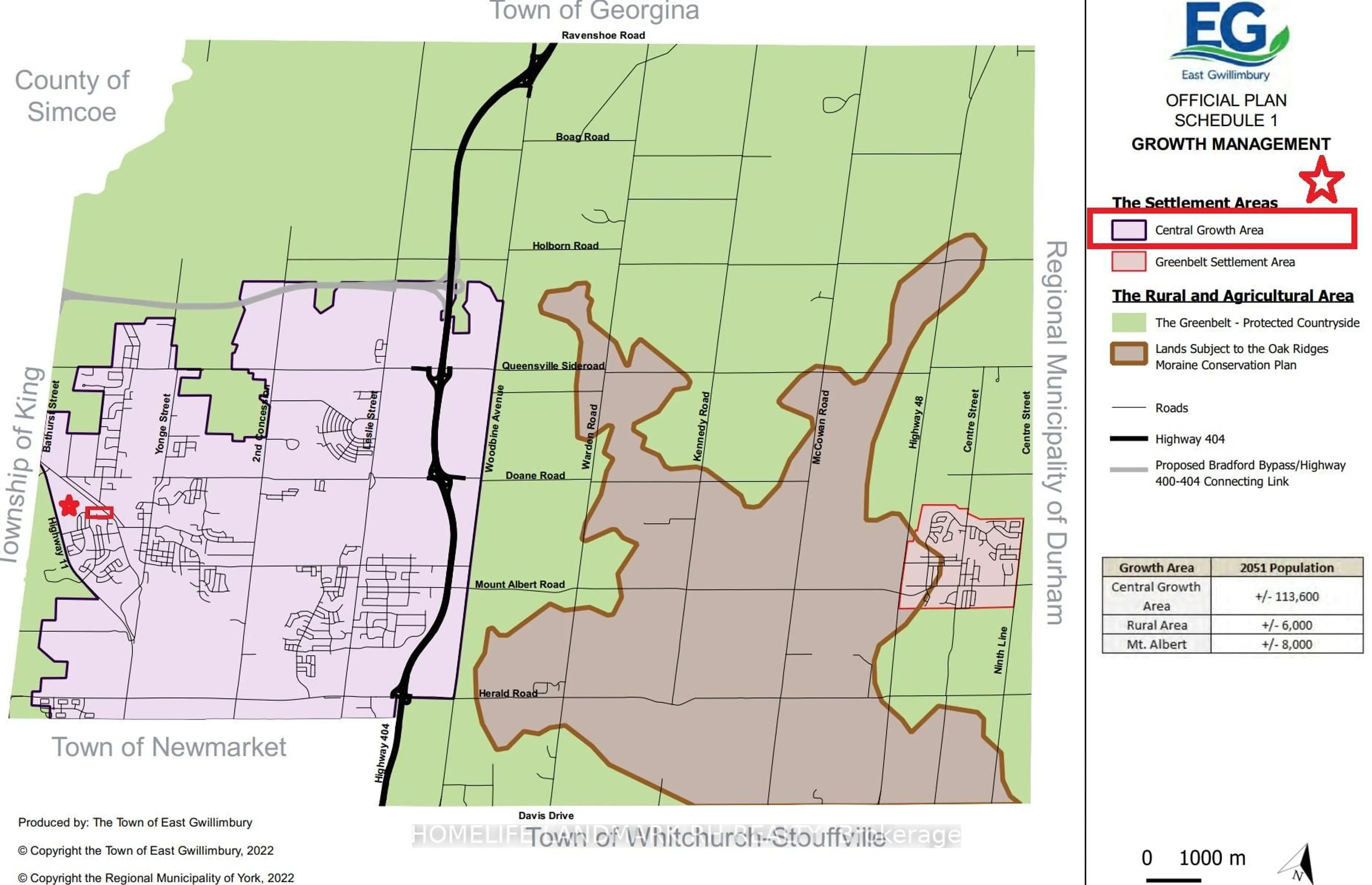 Picture of a map for 19452 Holland Landing Rd, East Gwillimbury Ontario L9N 1M8