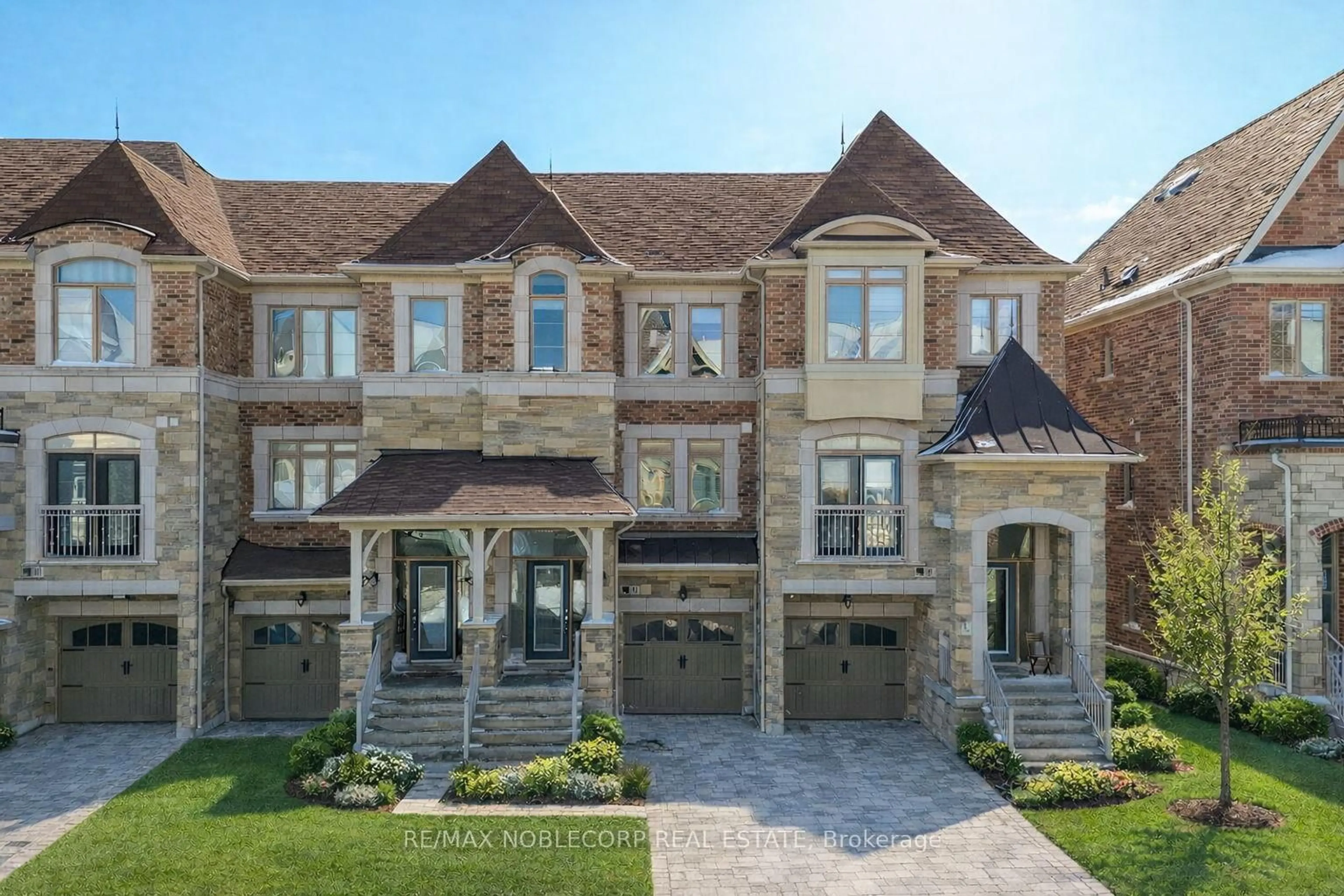 Home with brick exterior material, street for 93 Sandwell St, Vaughan Ontario L4H 4R2