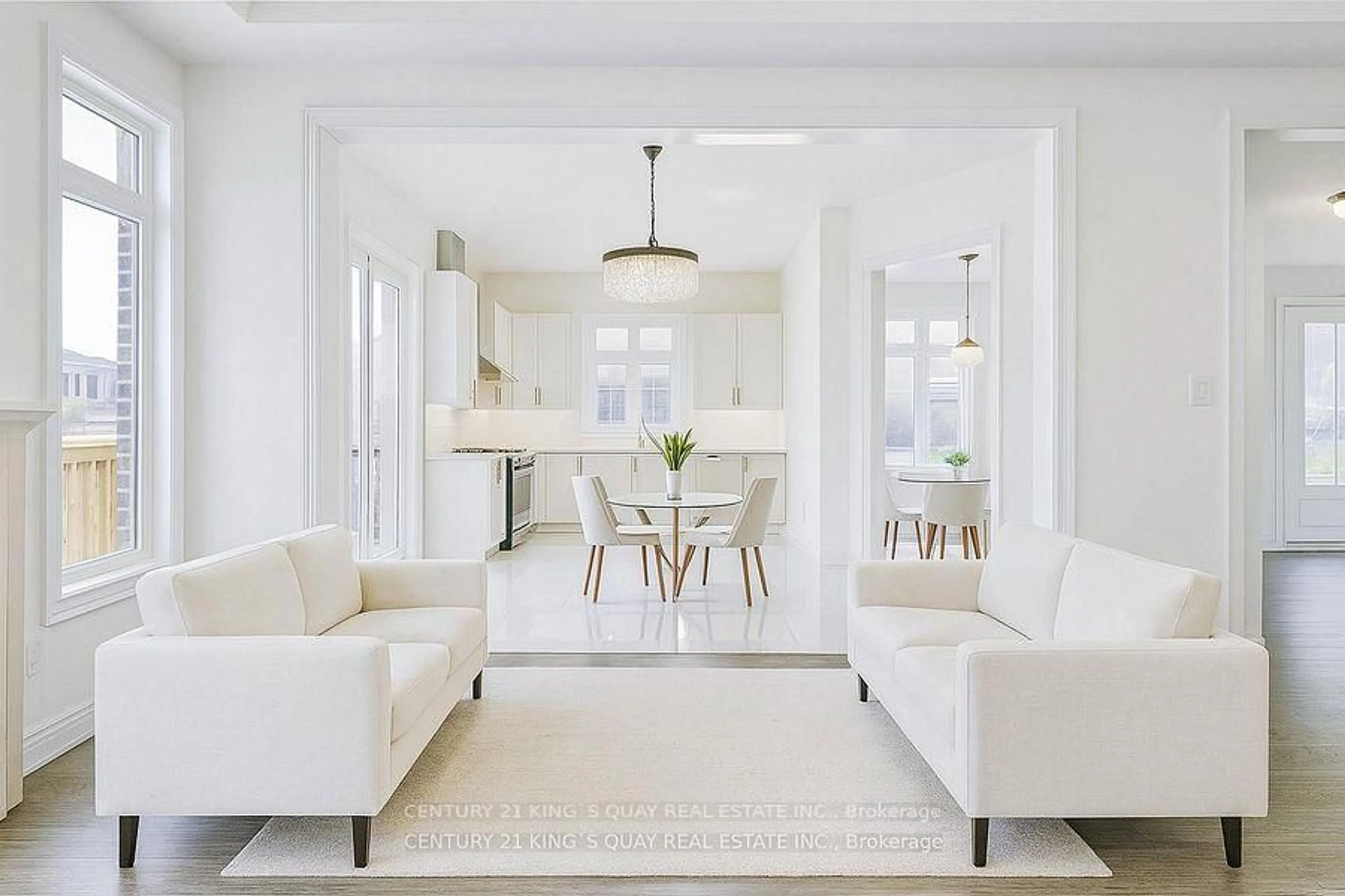 Open concept kitchen, ceramic/tile floor for 102 Giardina Cres, Richmond Hill Ontario L4B 0G2