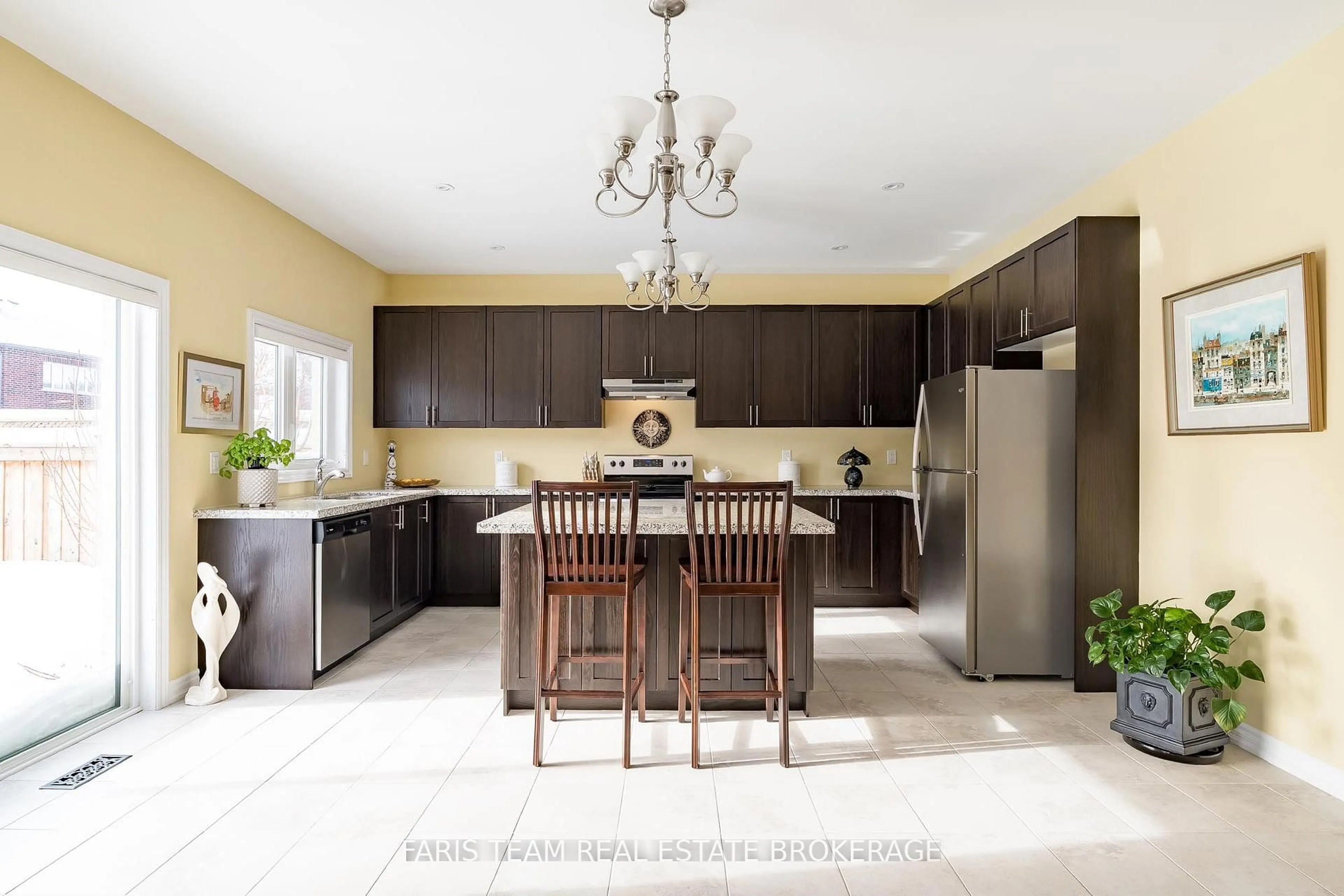 Contemporary kitchen, ceramic/tile floor for 1041 Wickham Rd, Innisfil Ontario L9S 0N5