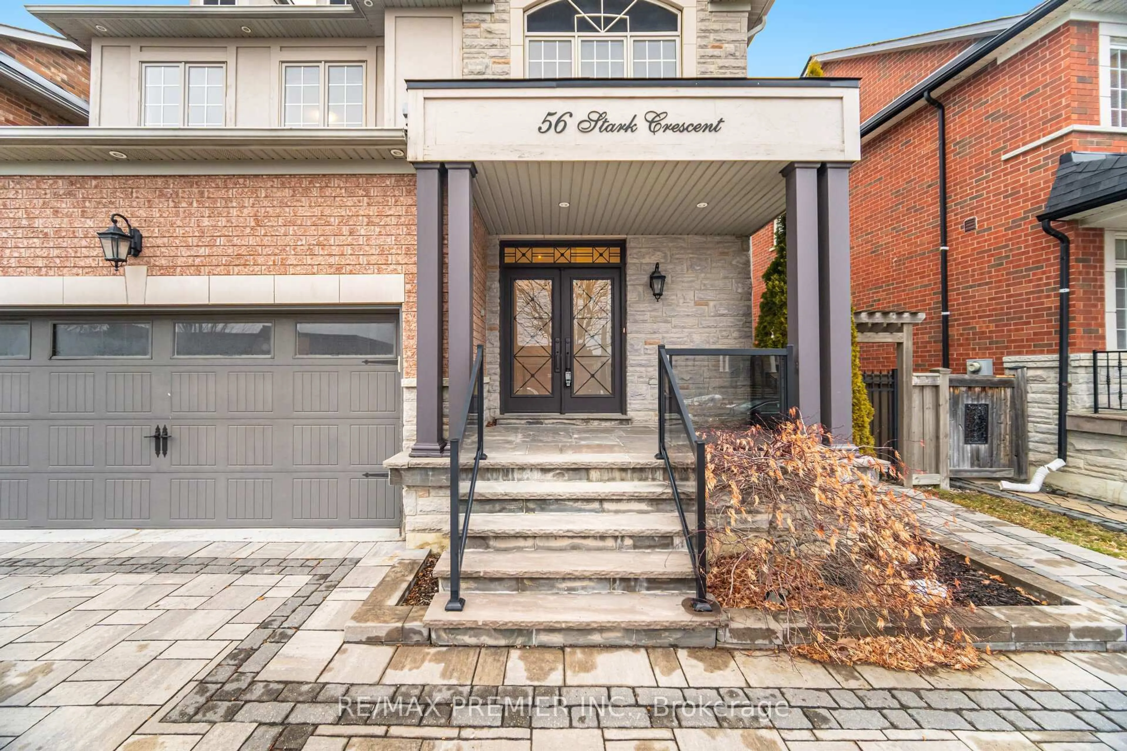 Home with brick exterior material, street for 56 Stark Cres, Vaughan Ontario L4H 0J4