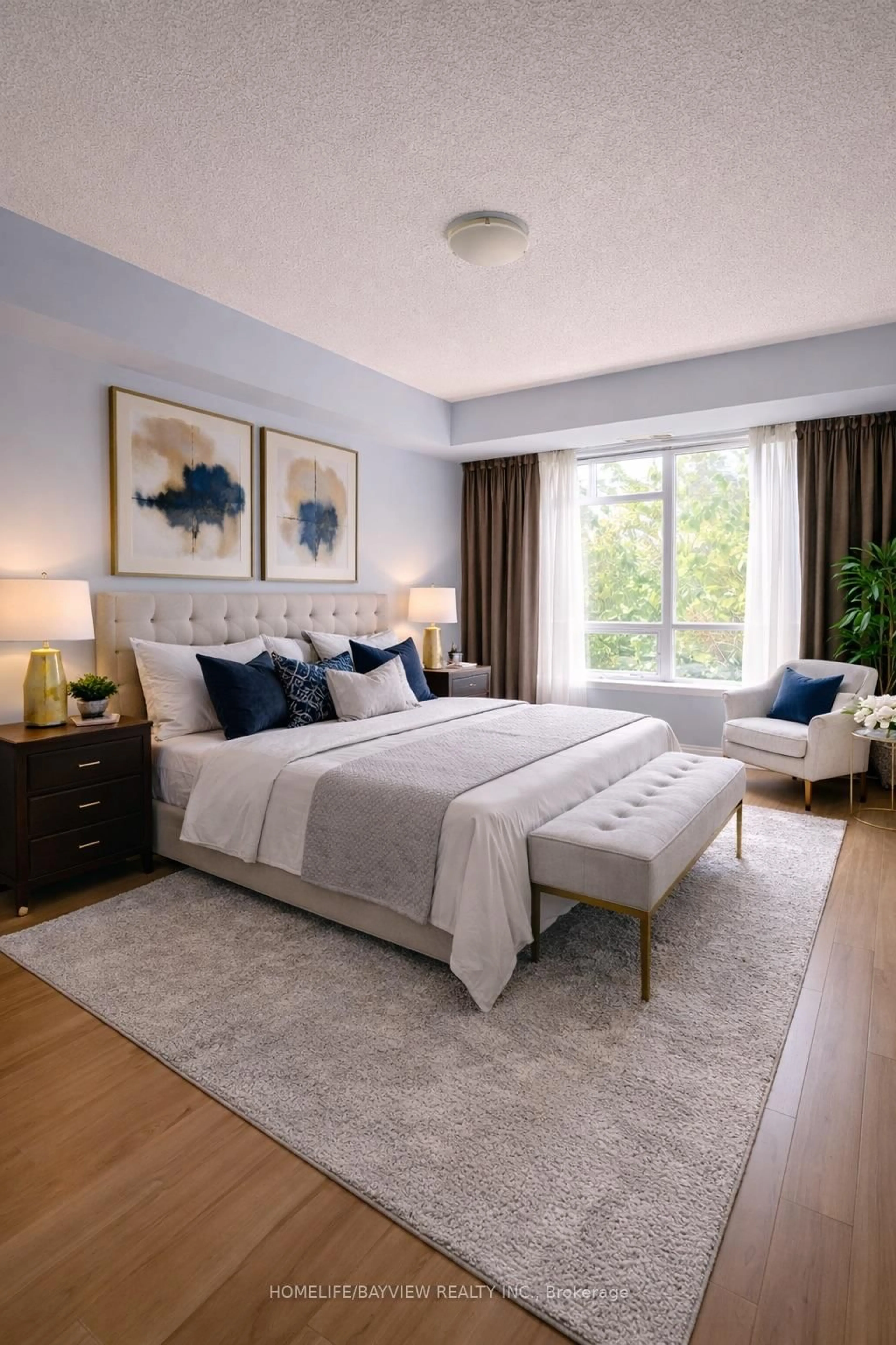 Bedroom with bed, unknown for 23 Cox Blvd #261, Markham Ontario L3R 7Z9