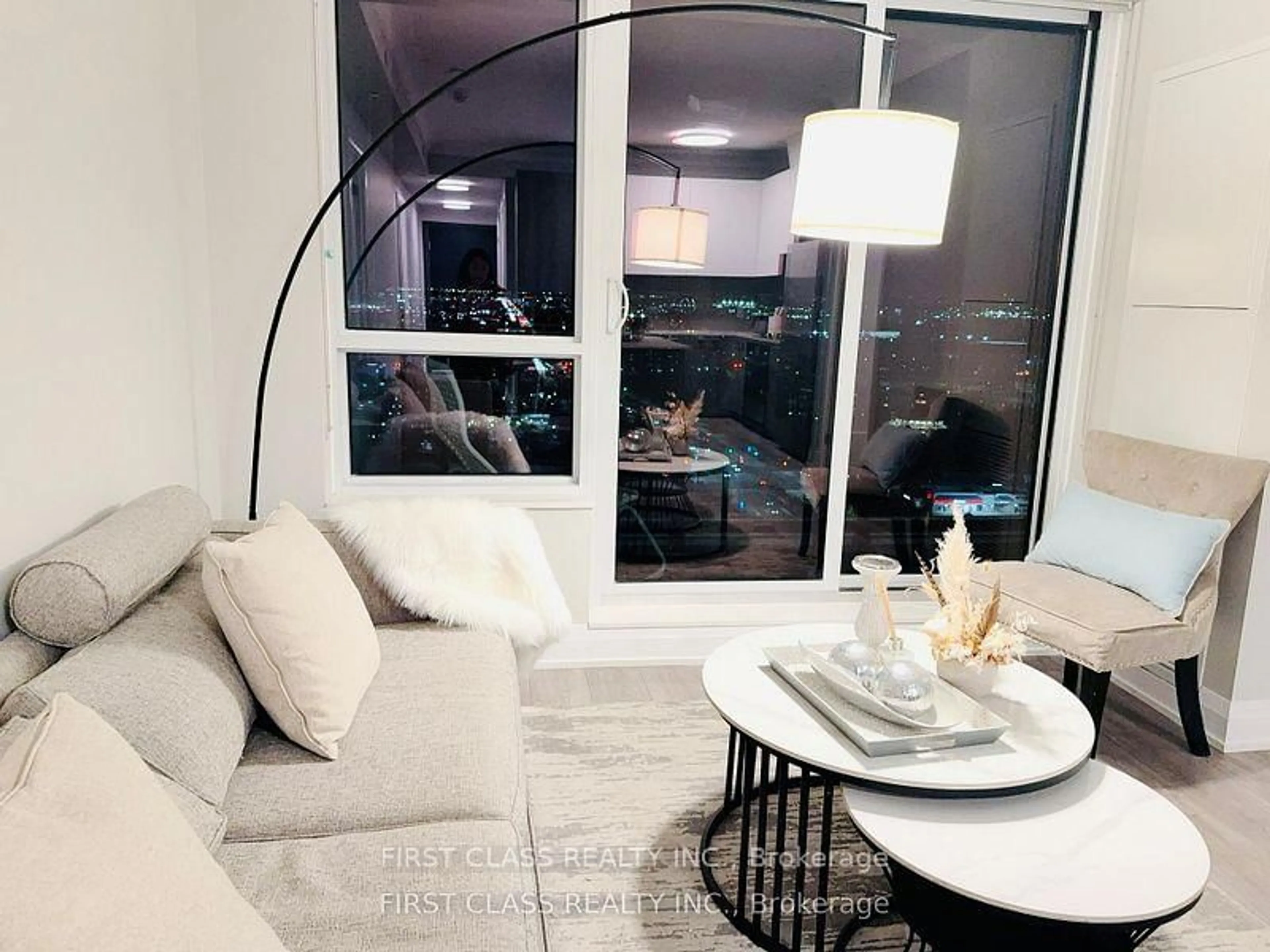 Living room with furniture, unknown for 18 Water Walk Dr #3106, Markham Ontario L3R 6L5