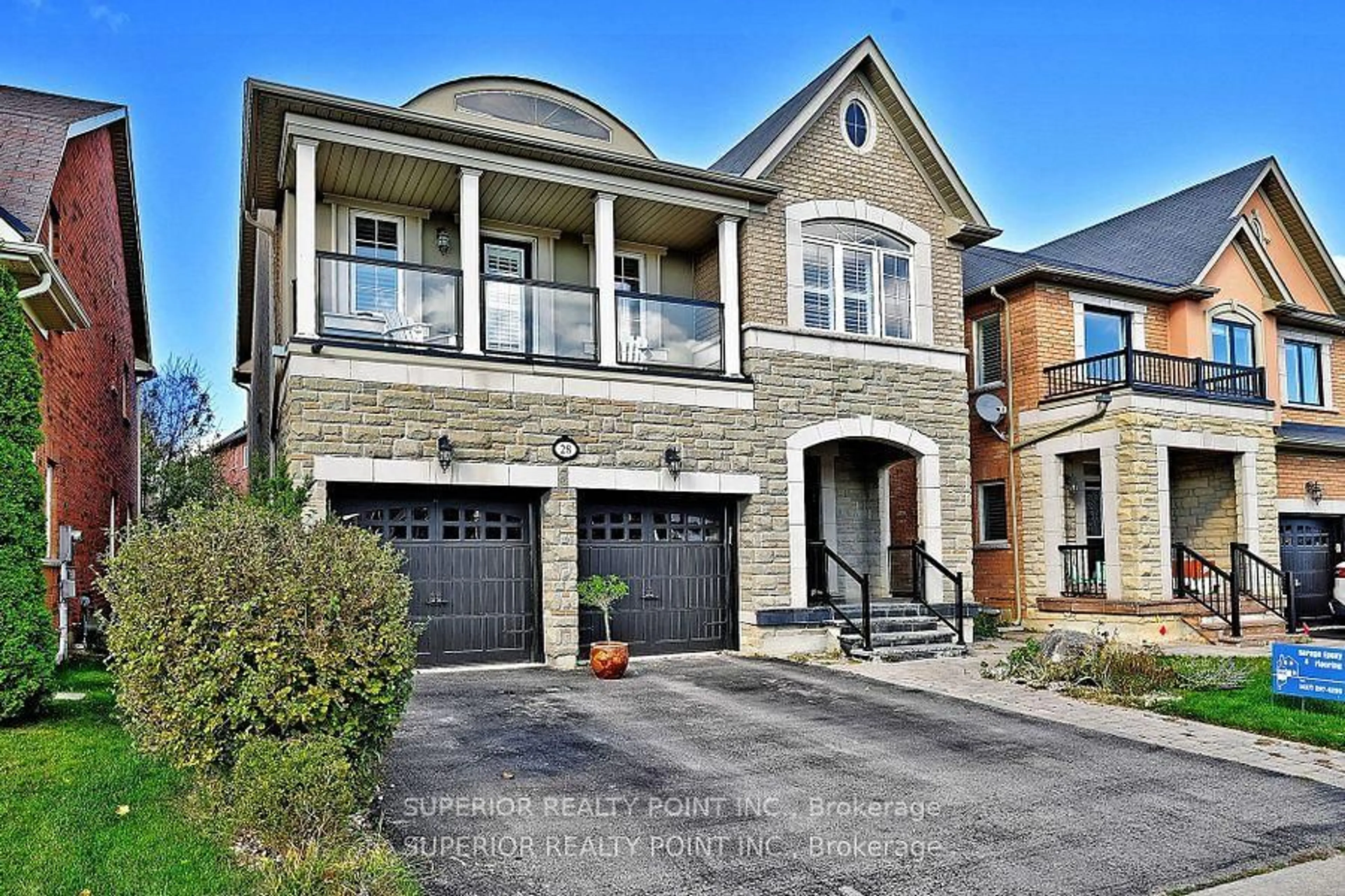 Home with brick exterior material, street for 28 Maple Valley Rd, Vaughan Ontario L6A 0X9