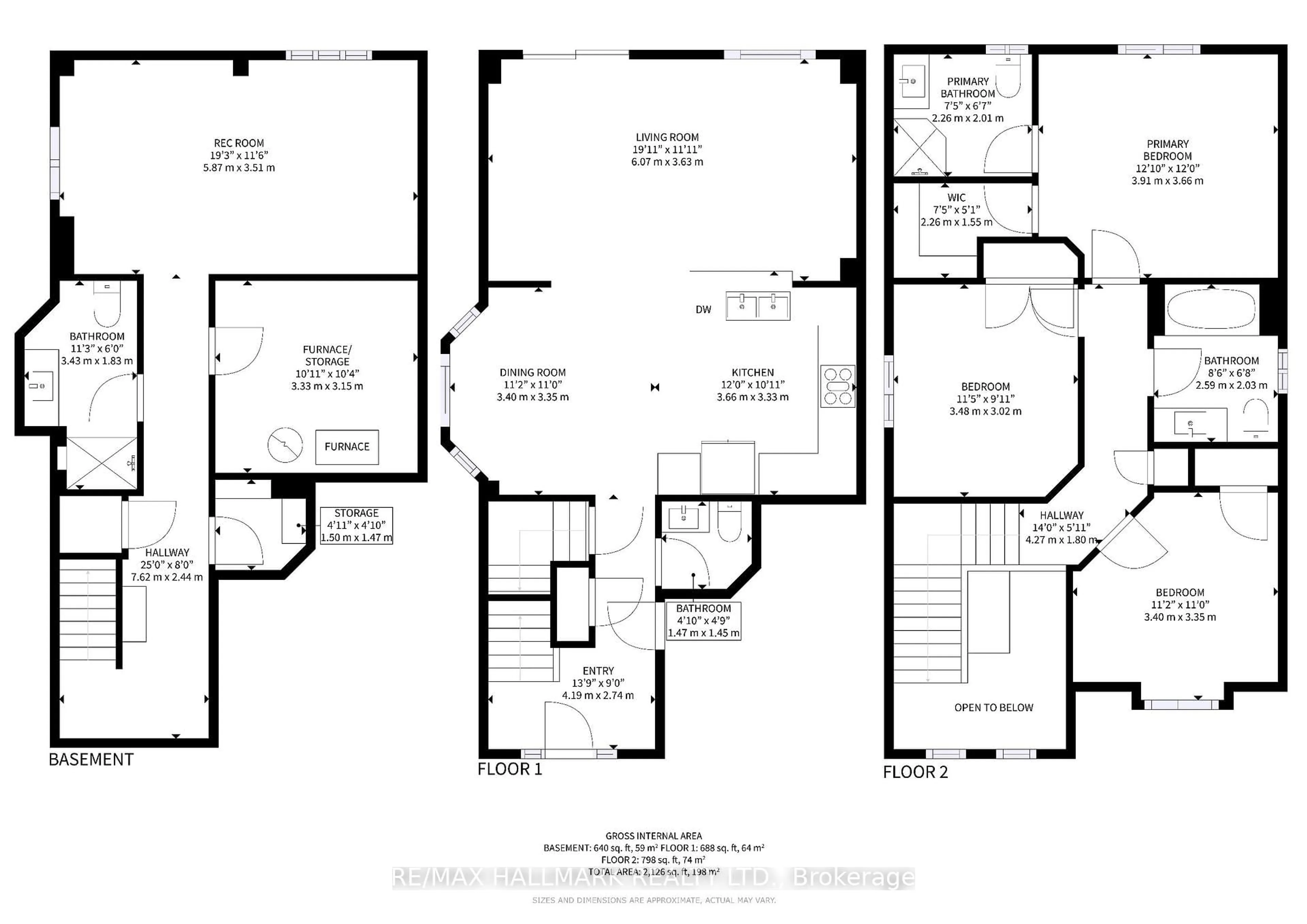 Floor plan for 32 Burt Ave, New Tecumseth Ontario L9R 0G8