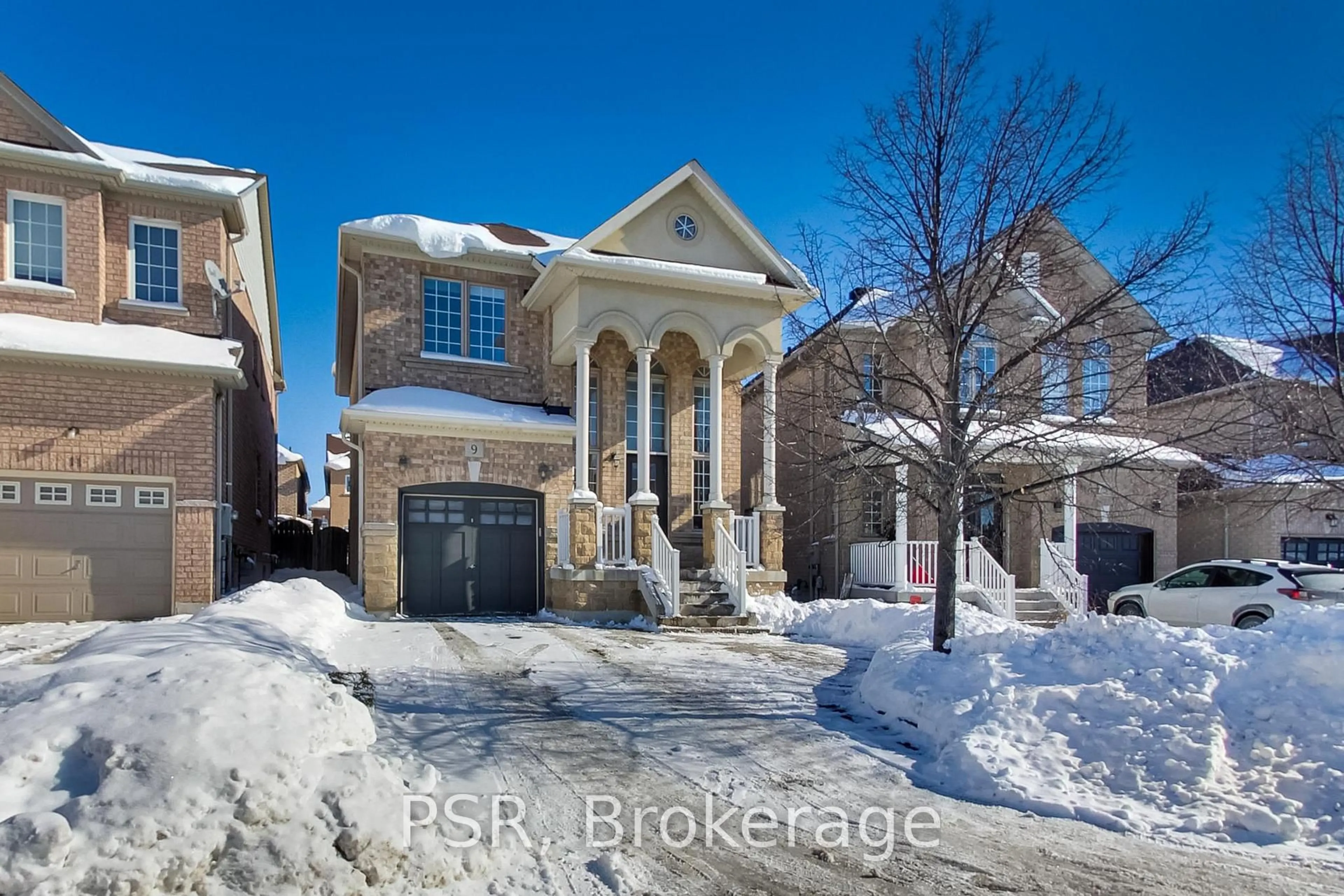 Home with brick exterior material, street for 9 White Beach Cres, Vaughan Ontario L6A 0R1
