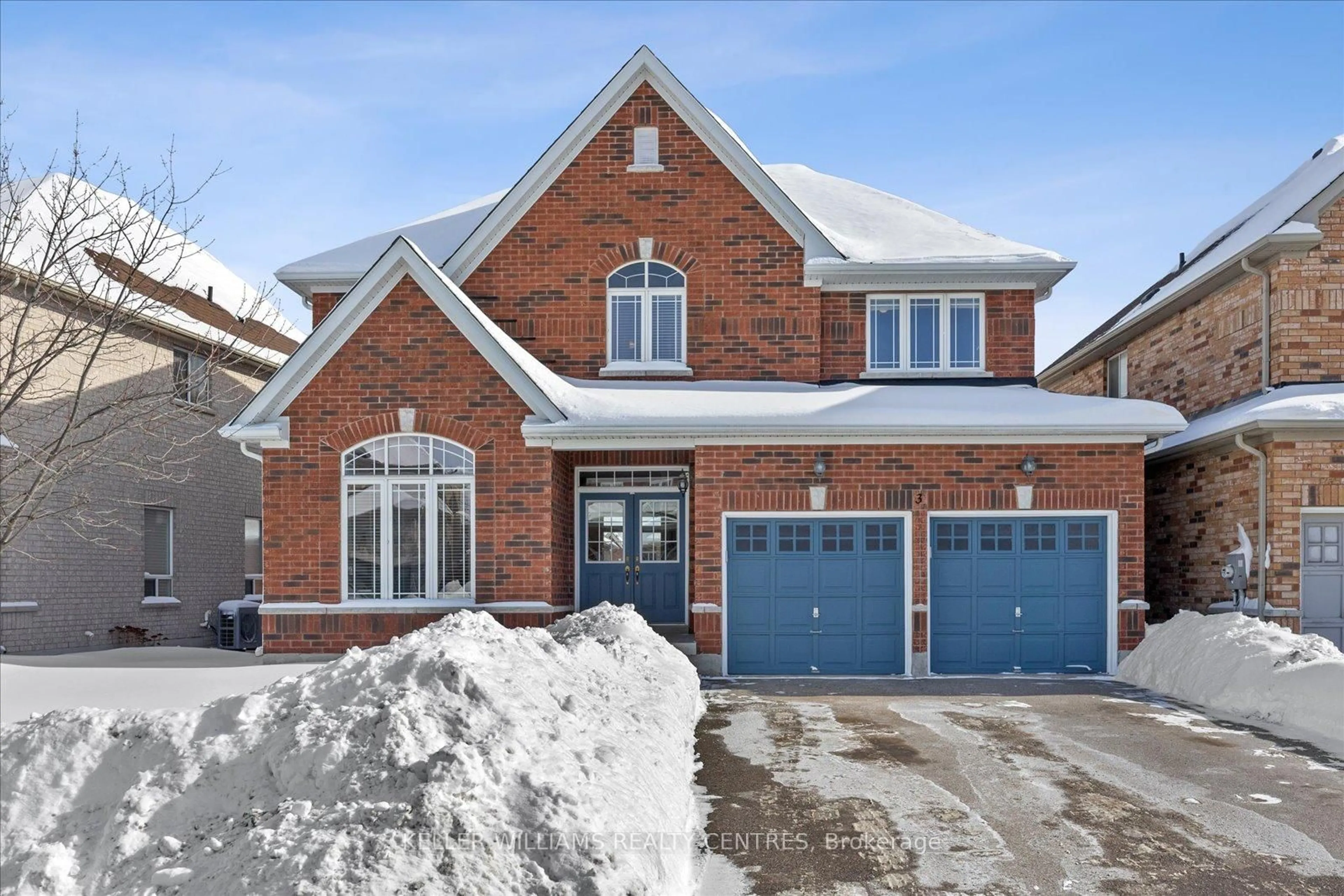 Home with brick exterior material, street for 3 Bache Ave, Georgina Ontario L4P 0C5