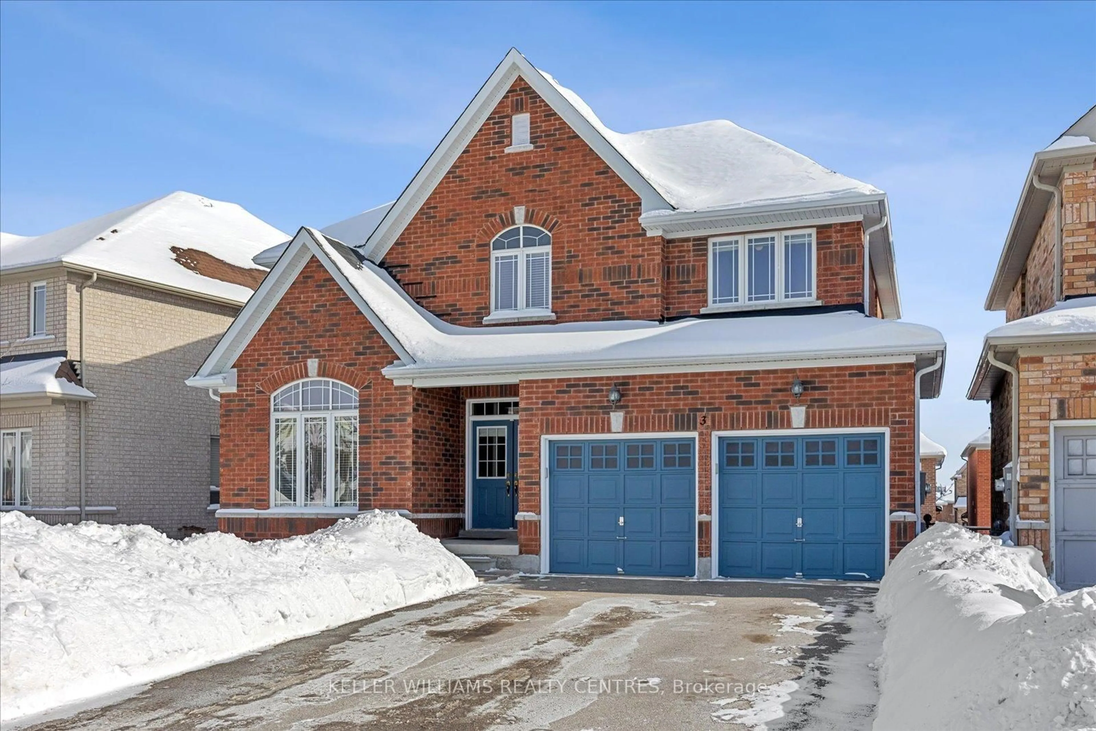 Home with brick exterior material, street for 3 Bache Ave, Georgina Ontario L4P 0C5