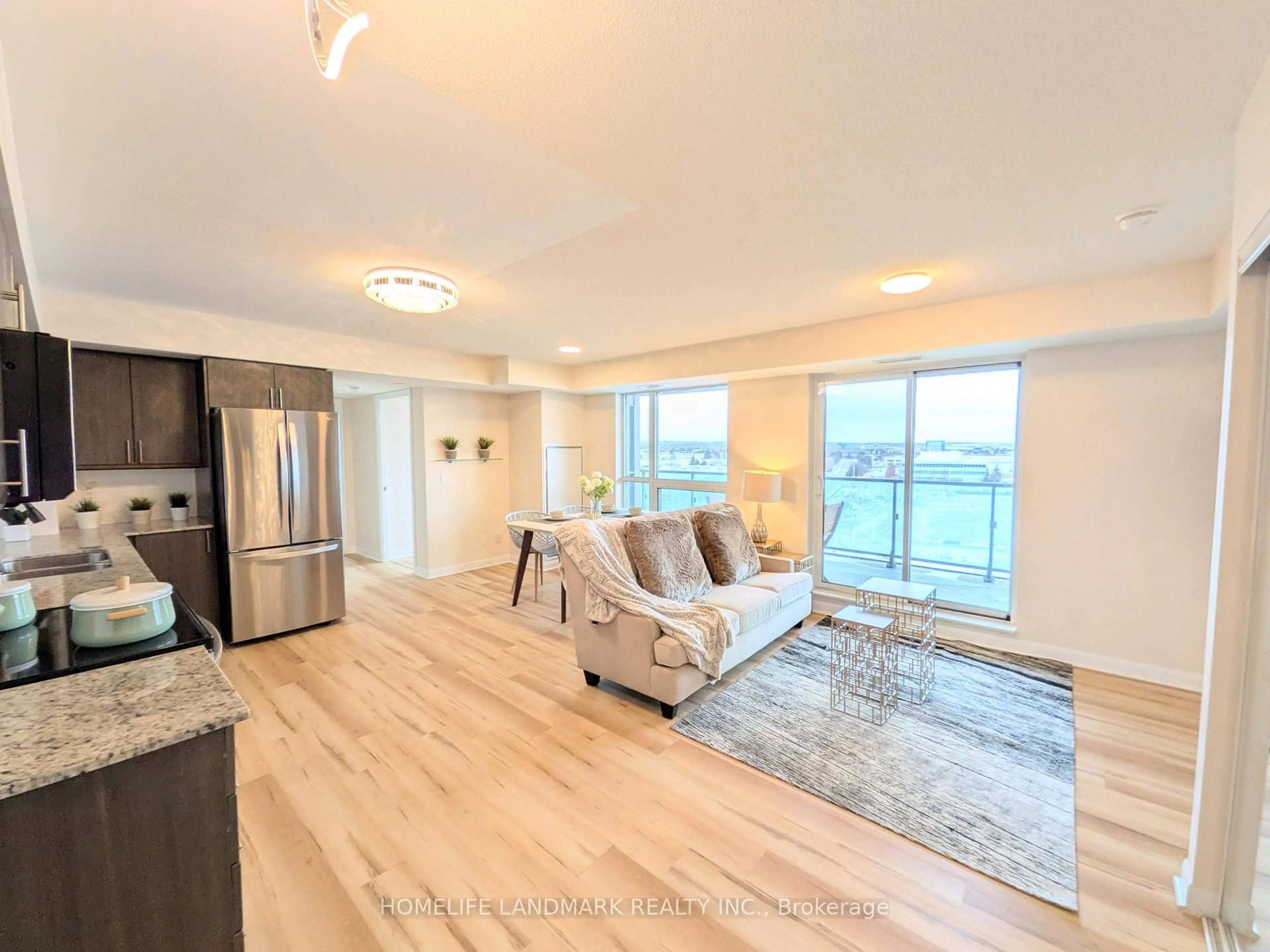 Living room with furniture, unknown for 75 Norman Bethune Ave #718, Richmond Hill Ontario L4B 0B6