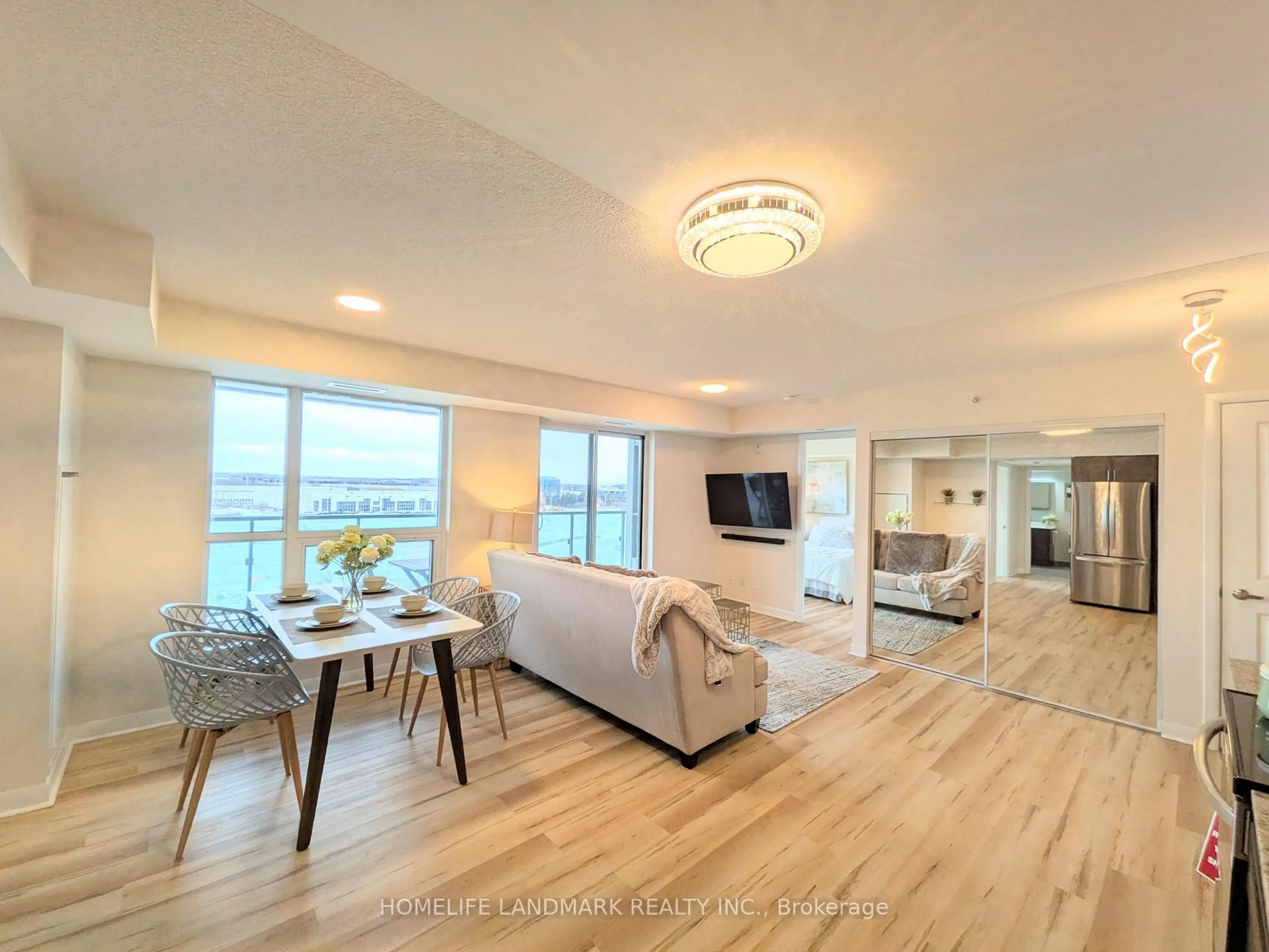 Living room with furniture, unknown for 75 Norman Bethune Ave #718, Richmond Hill Ontario L4B 0B6