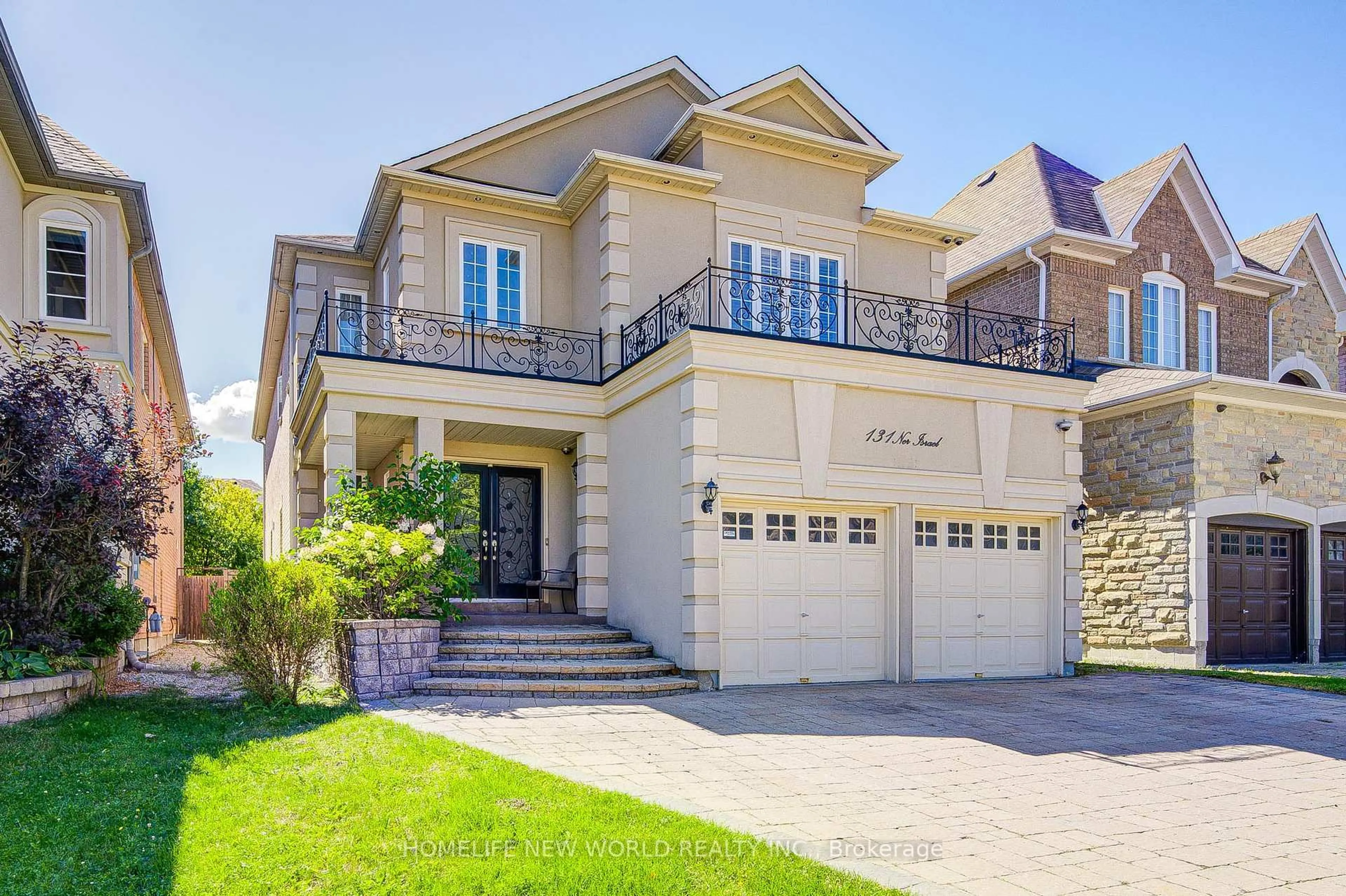 Home with brick exterior material, street for 131 Ner Israel Dr, Vaughan Ontario L4J 9L1