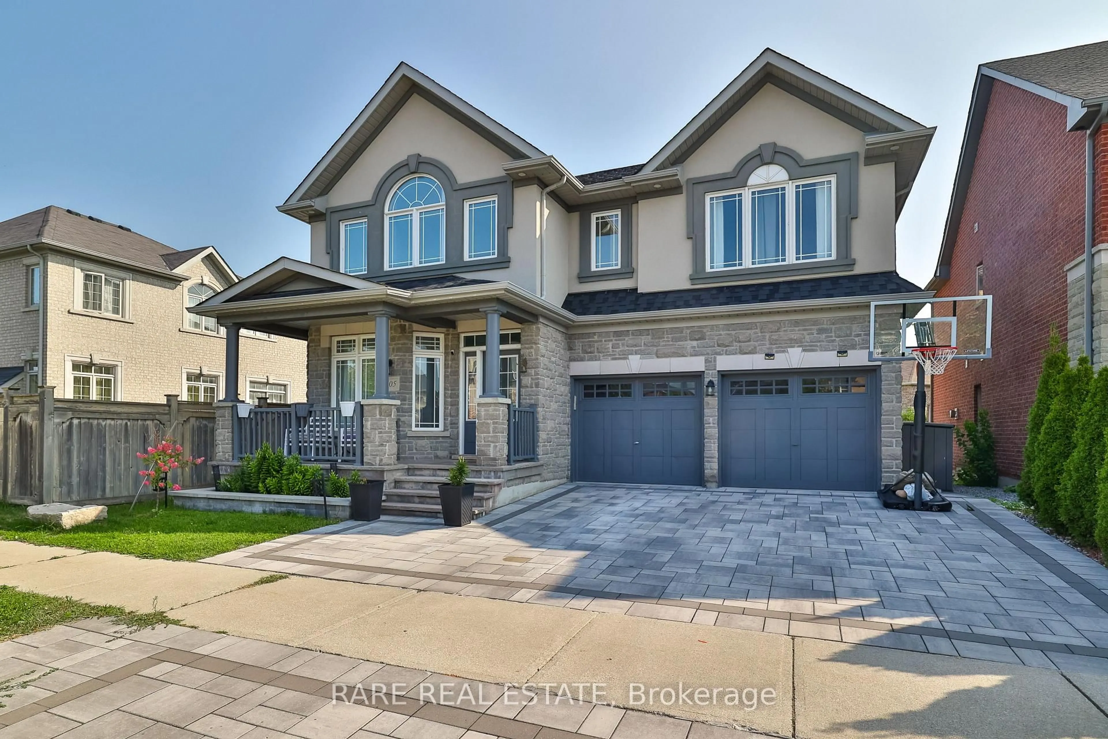 Home with brick exterior material, street for 405 Thomas Cook Ave, Vaughan Ontario L6A 4M2