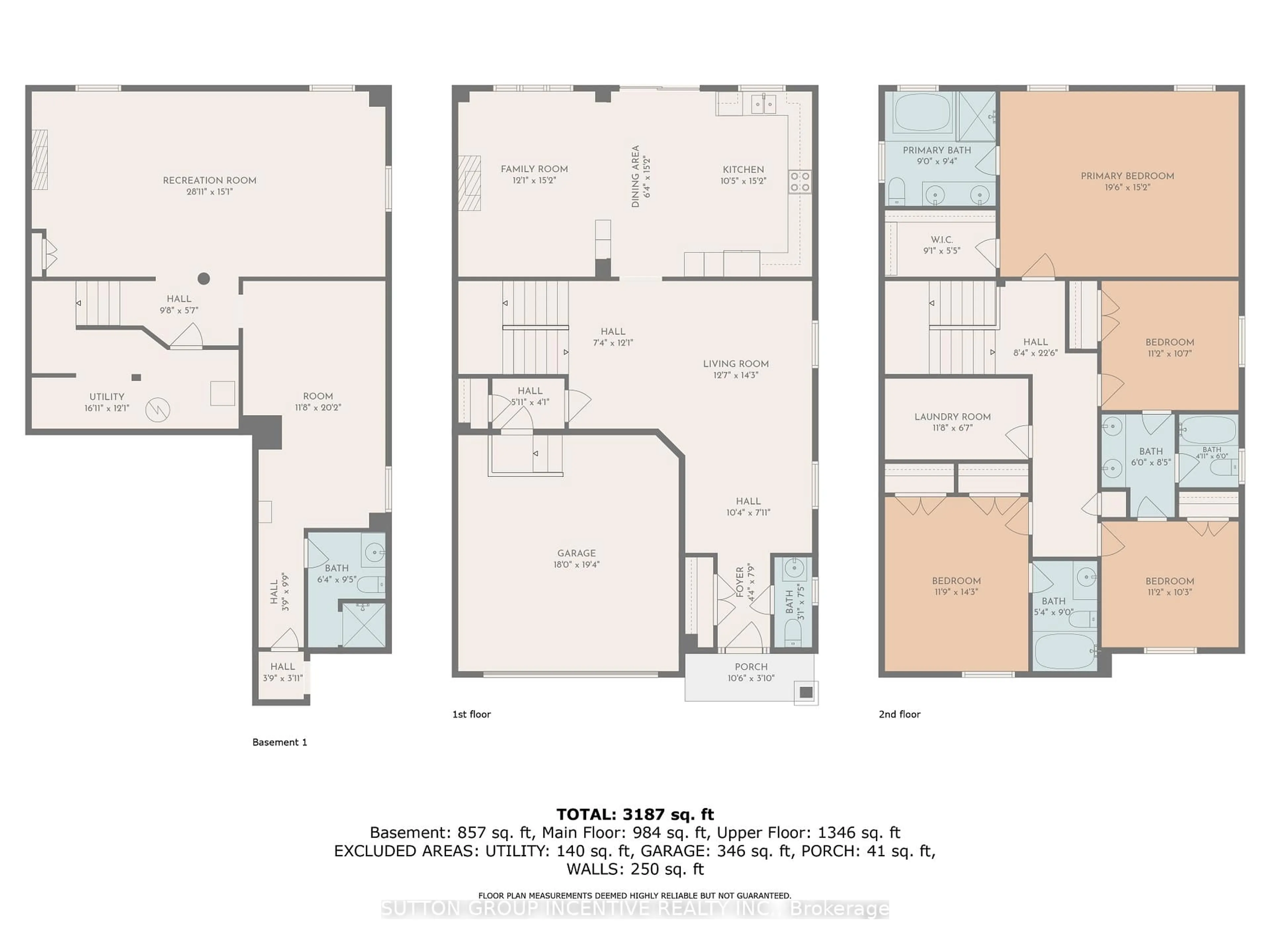 Floor plan for 1252 Bardeau St, Innisfil Ontario L0L 1W0