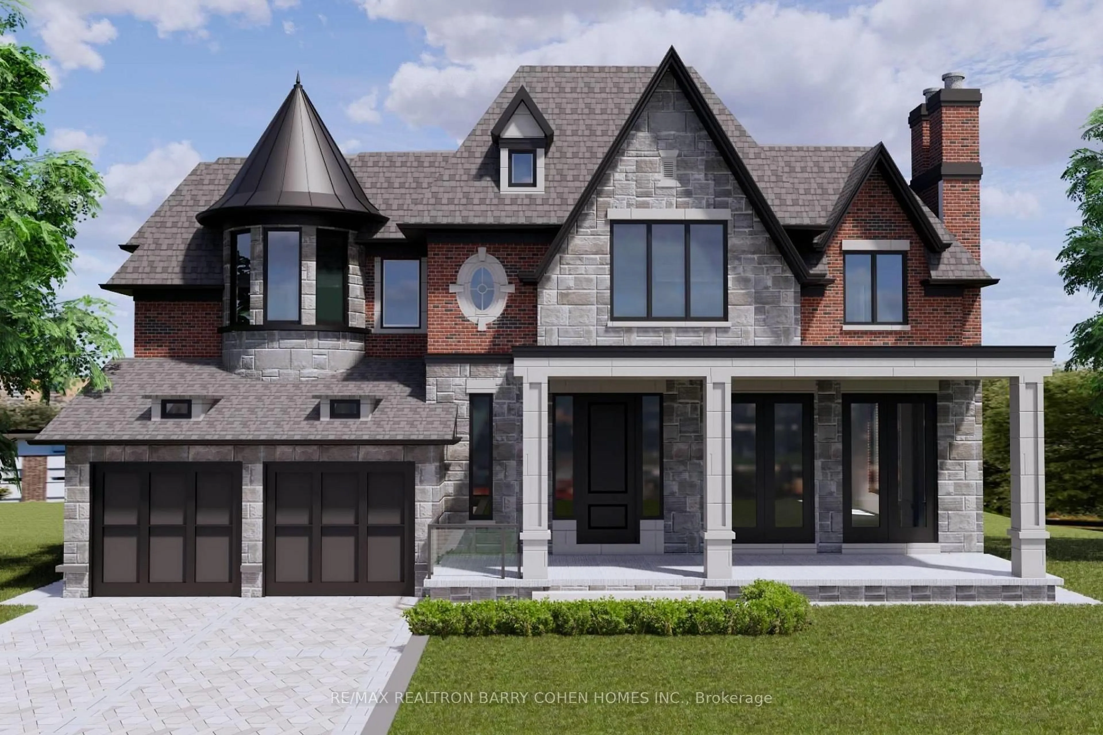 Home with brick exterior material, street for 195 Rumble Ave, Richmond Hill Ontario L4C 4G5