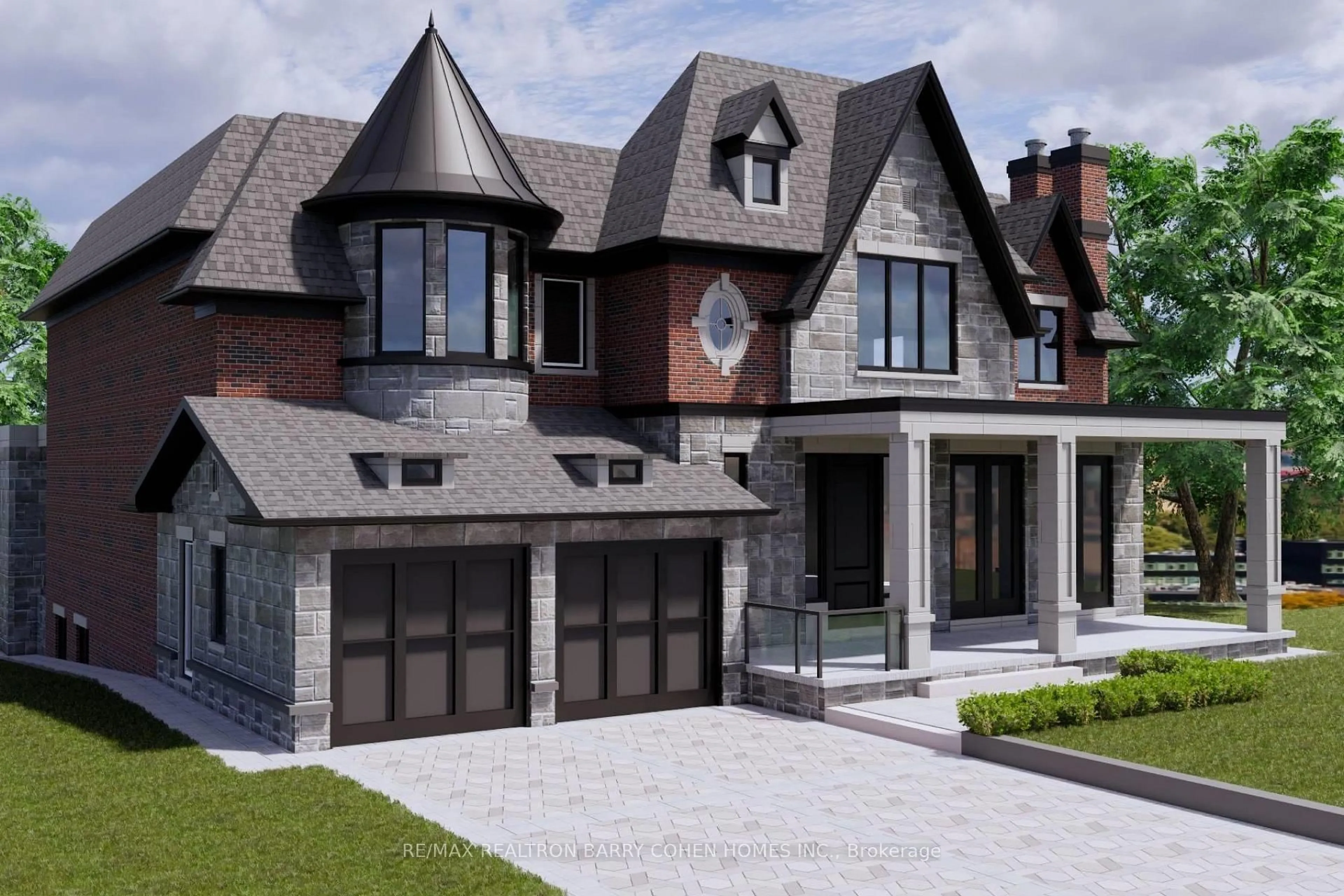 Home with brick exterior material, street for 195 Rumble Ave, Richmond Hill Ontario L4C 4G5