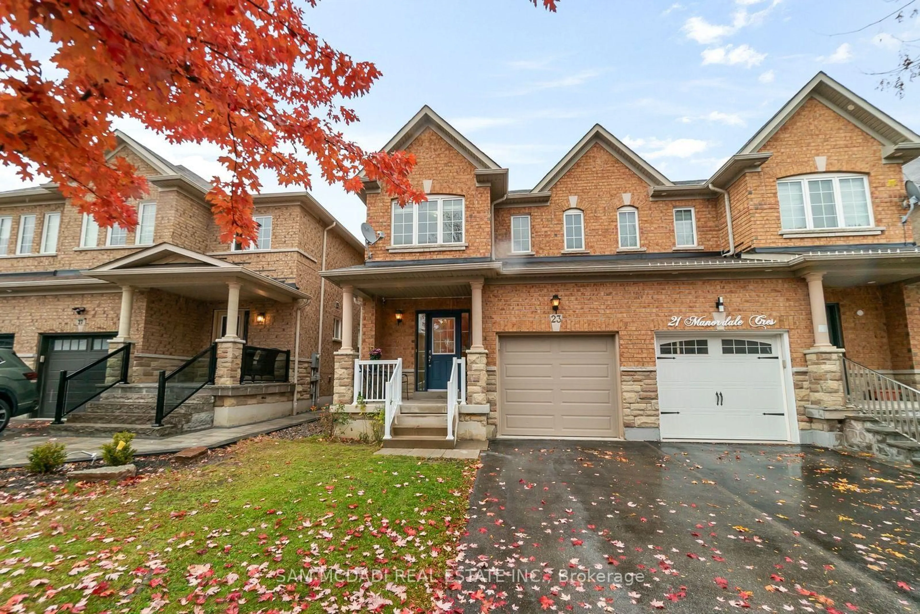 Home with brick exterior material, street for 23 Manordale Cres, Vaughan Ontario L4H 0T6