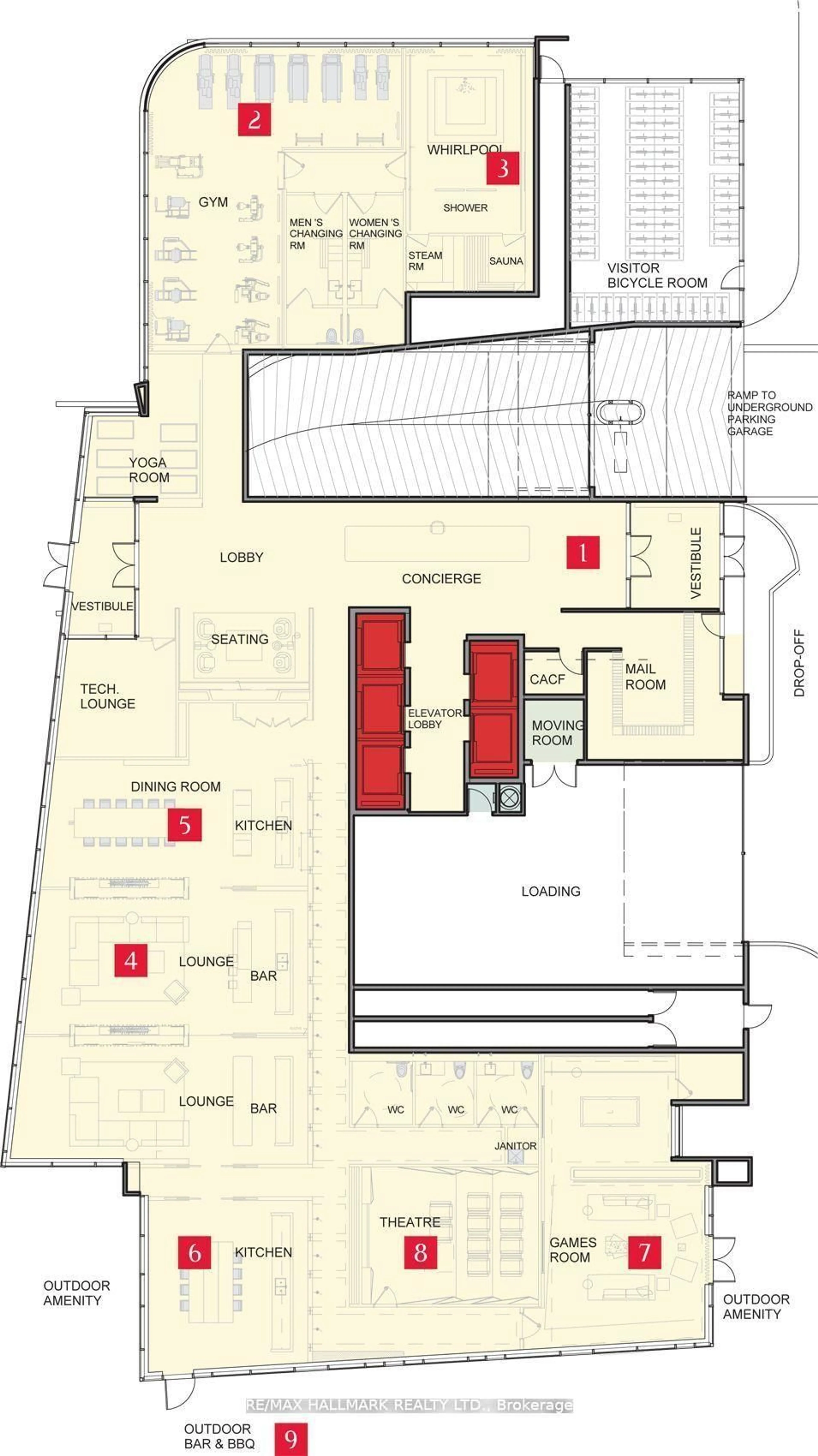 Floor plan for 7895 Jane St #906, Vaughan Ontario L4K 0K2