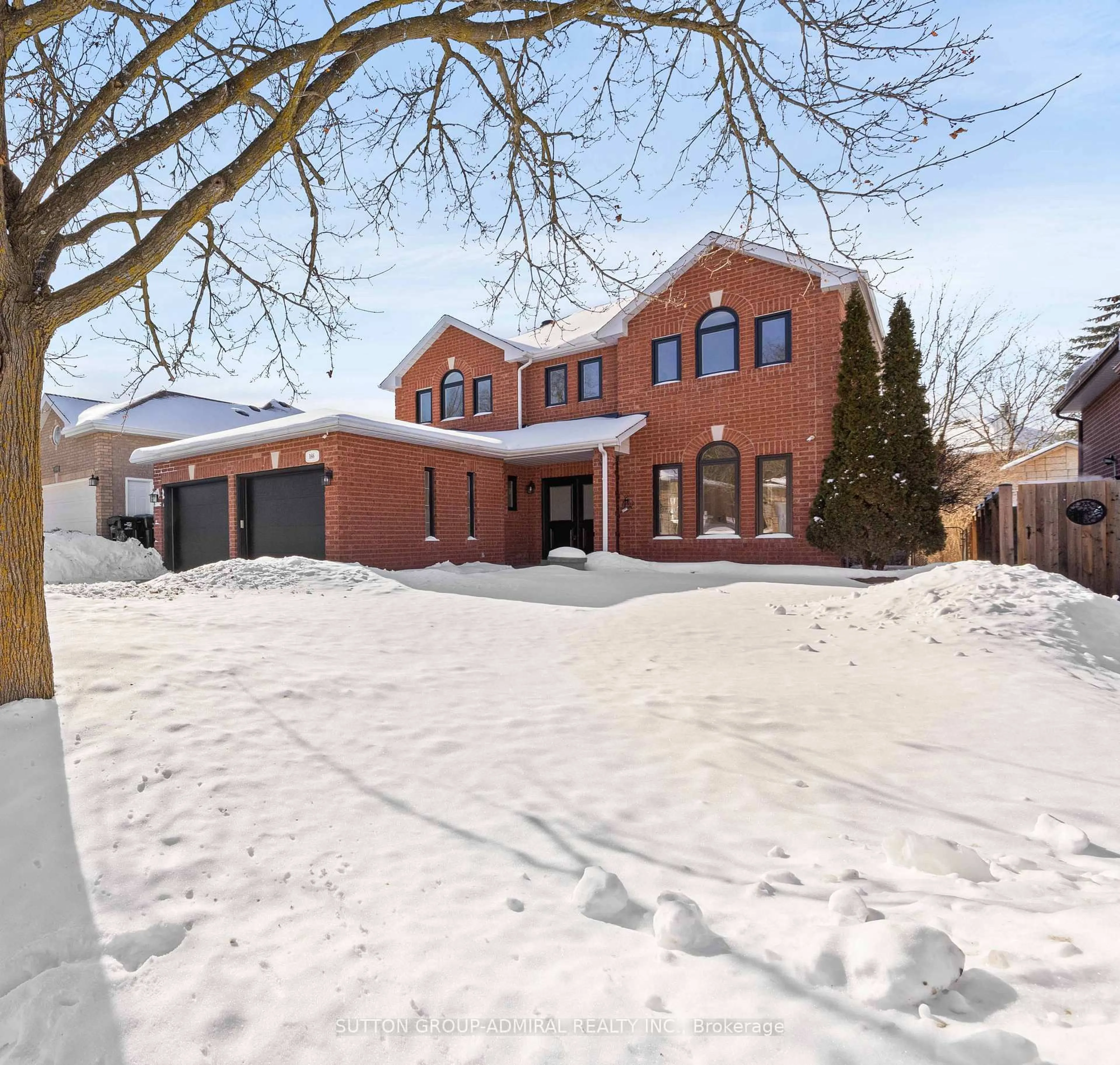 Home with brick exterior material, street for 166 Bowerman Blvd, New Tecumseth Ontario L9R 1N9