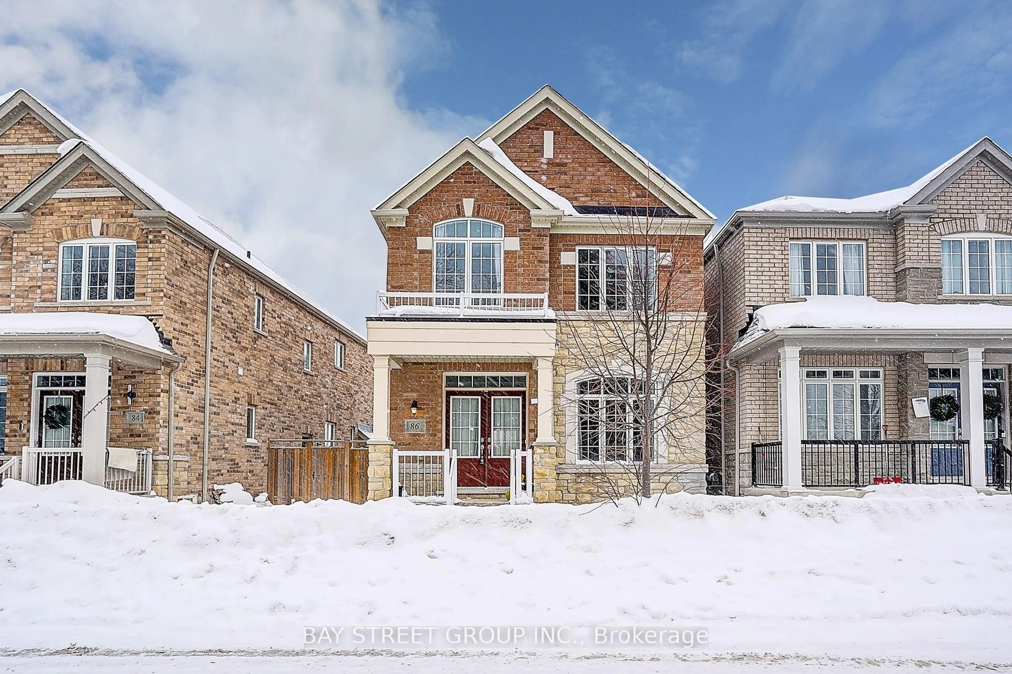 Home with brick exterior material, street for 86 Autumn Glow Dr, Markham Ontario L6B 0P6