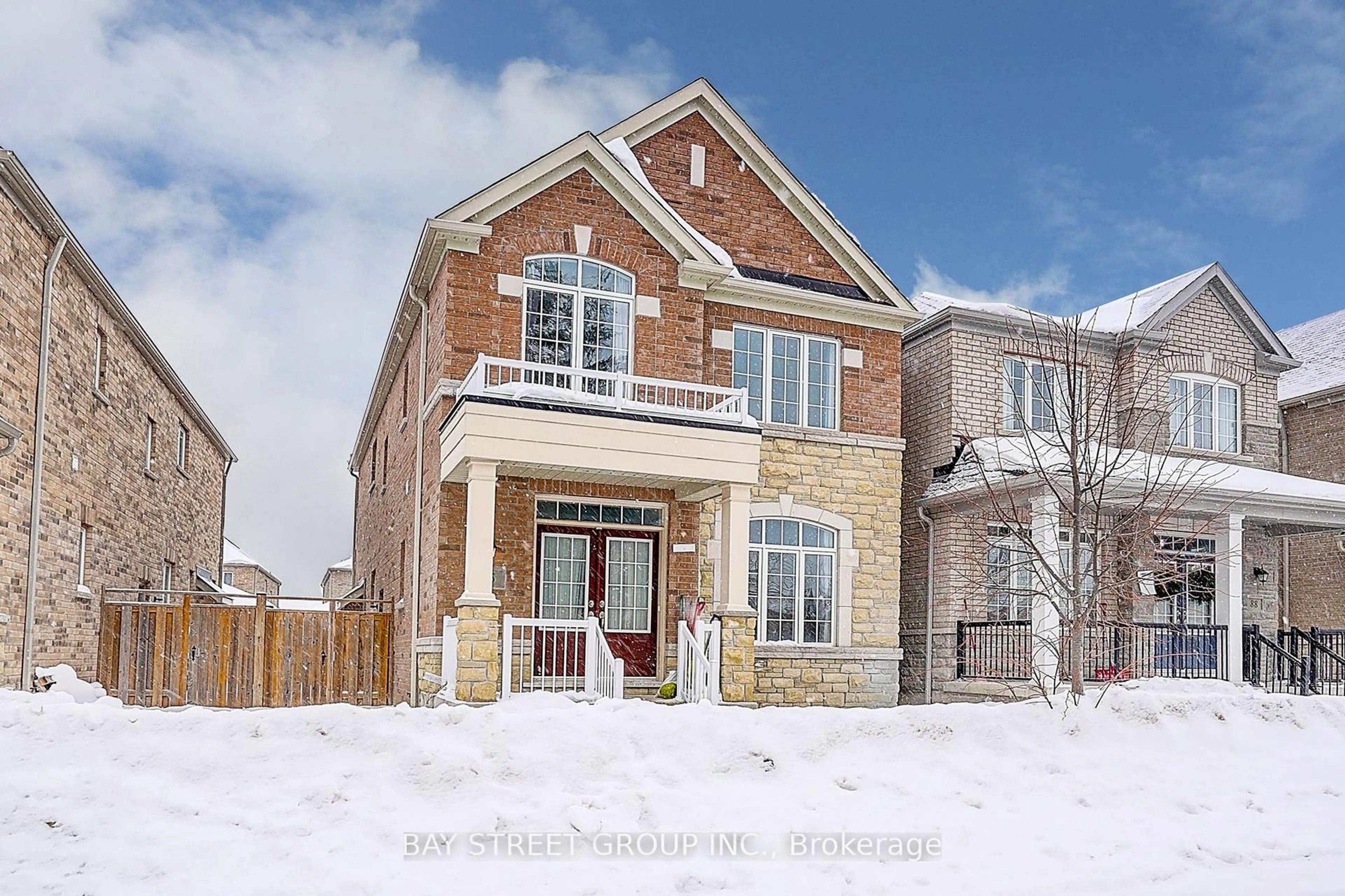 Home with brick exterior material, street for 86 Autumn Glow Dr, Markham Ontario L6B 0P6