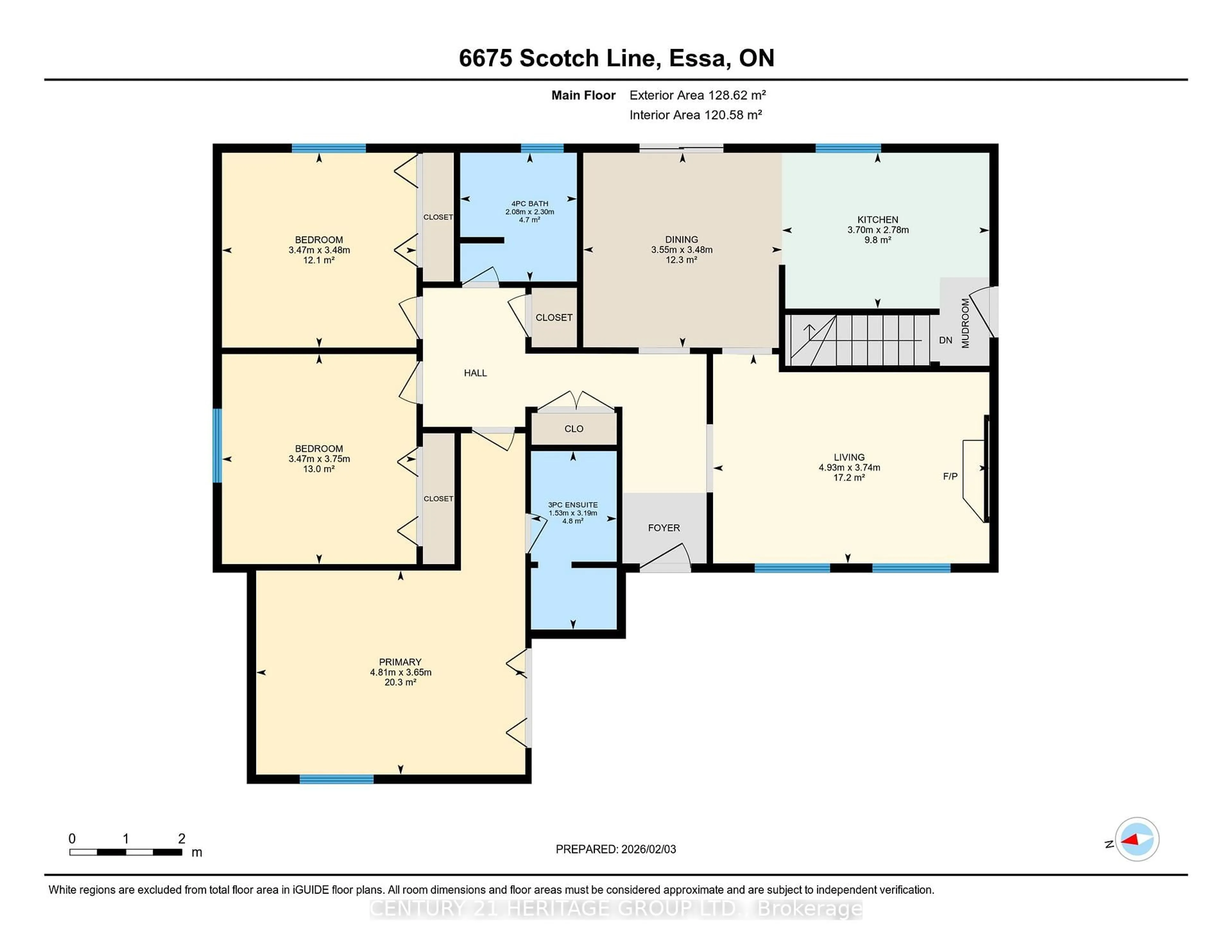 Floor plan for 6675 Scotch Line, Essa Ontario L9R 1V2