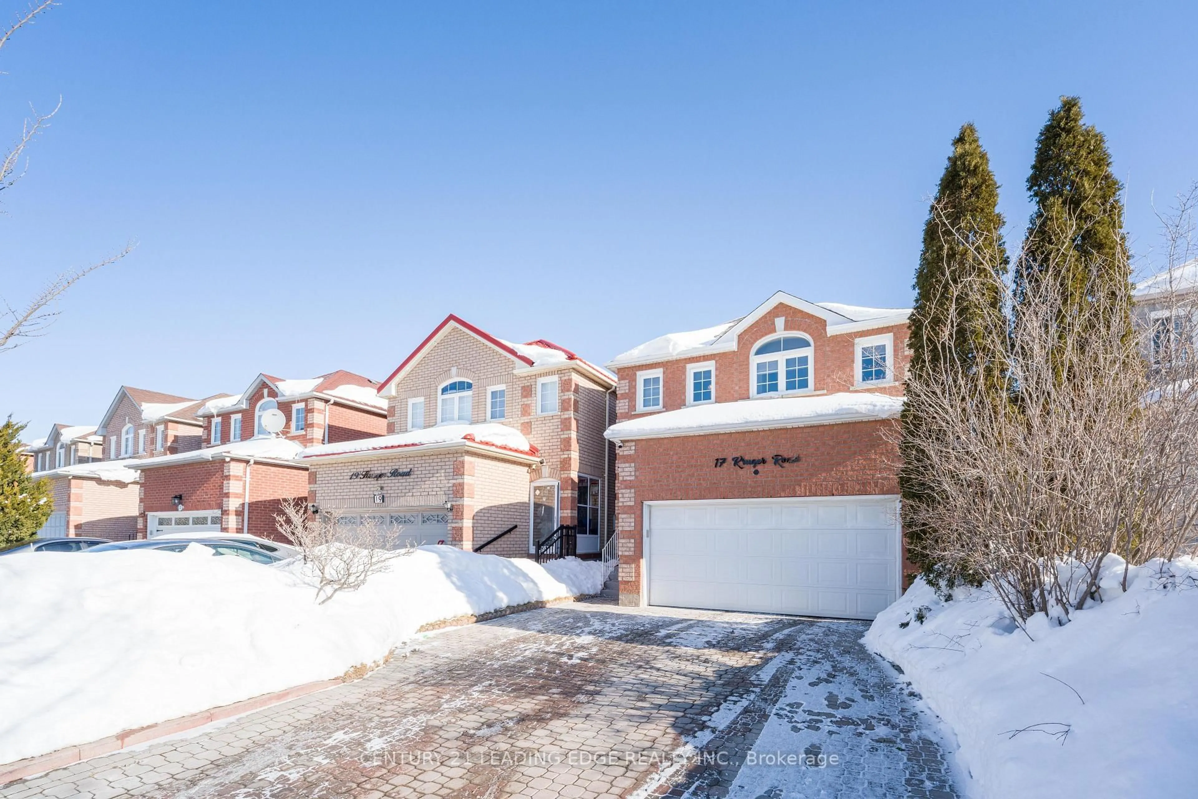 Home with brick exterior material, street for 17 Kruger Rd, Markham Ontario L3S 3X1