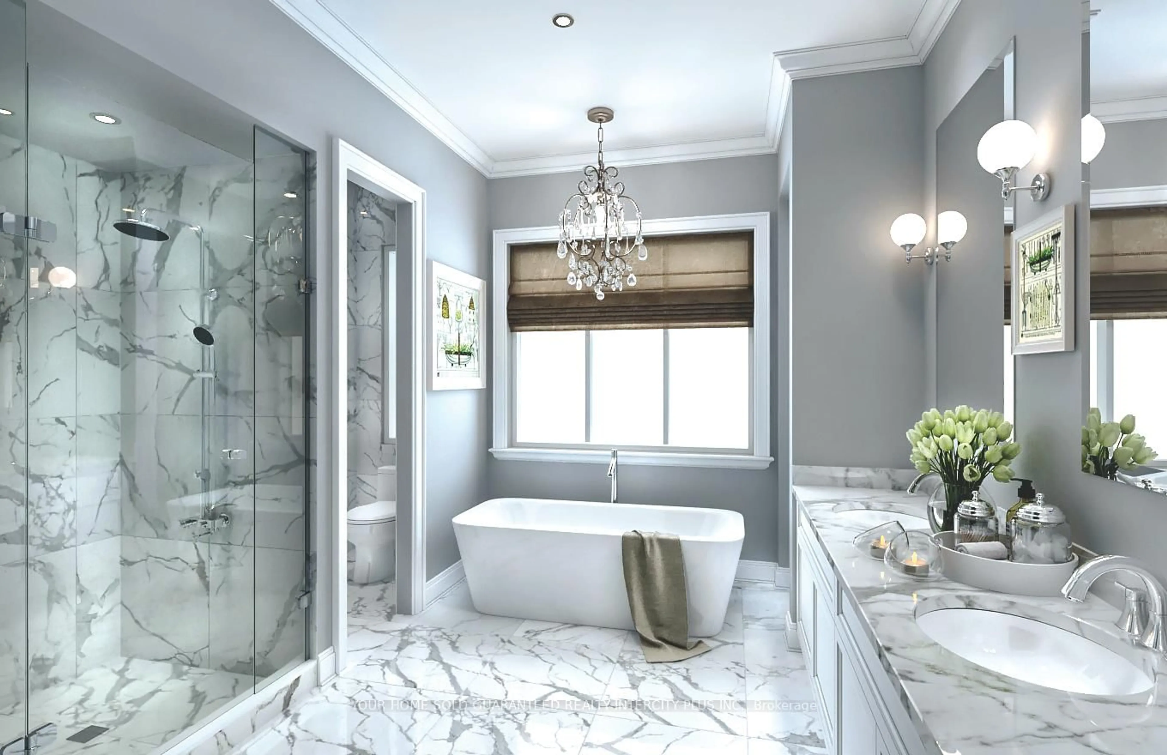 Contemporary bathroom, ceramic/tile floor for LOT 5 GILFORD Estates, Innisfil Ontario L0L 1R0