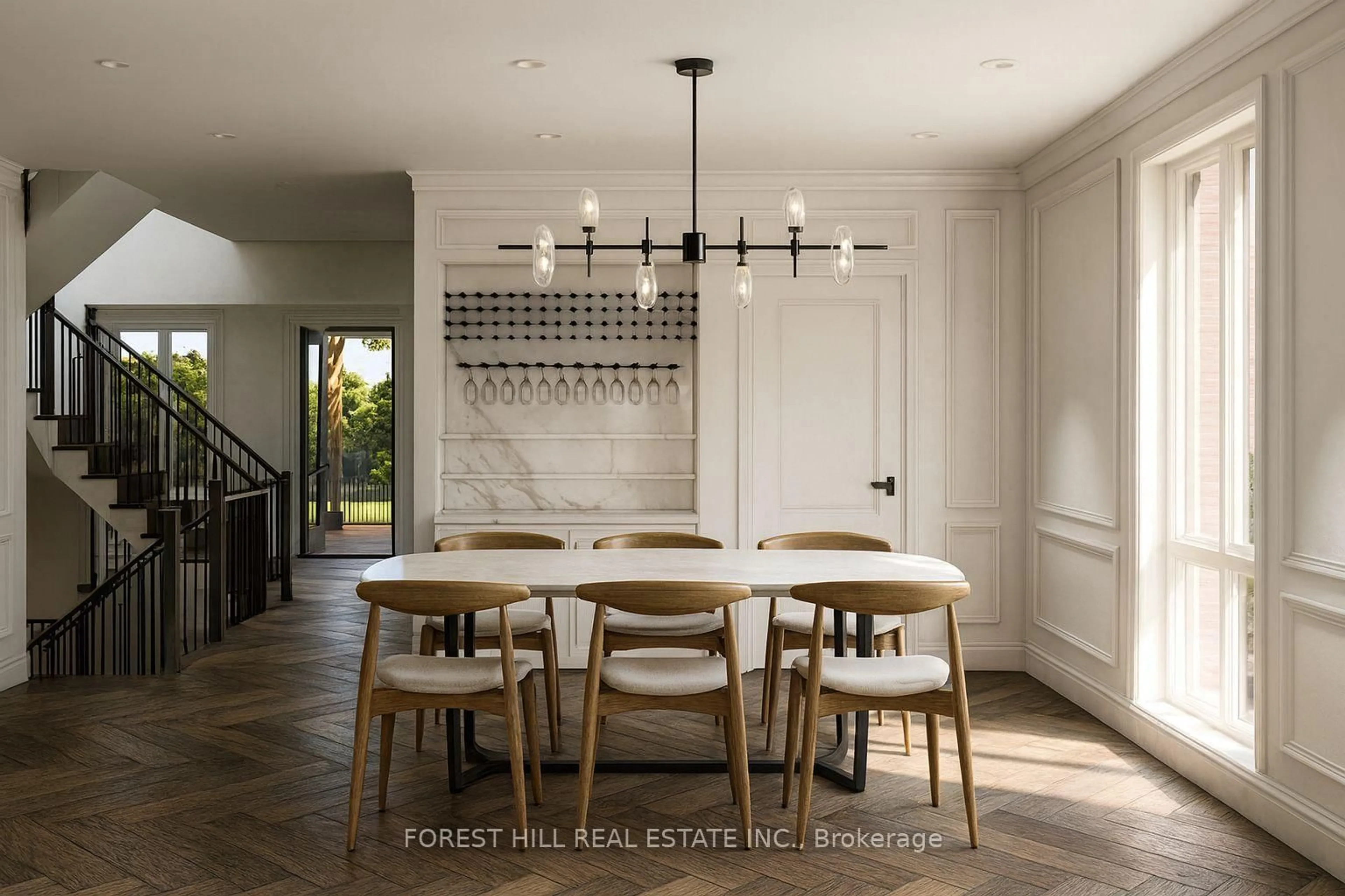 Dining room, ceramic/tile floor for 90 Duncan Rd, Richmond Hill Ontario L4C 6J7