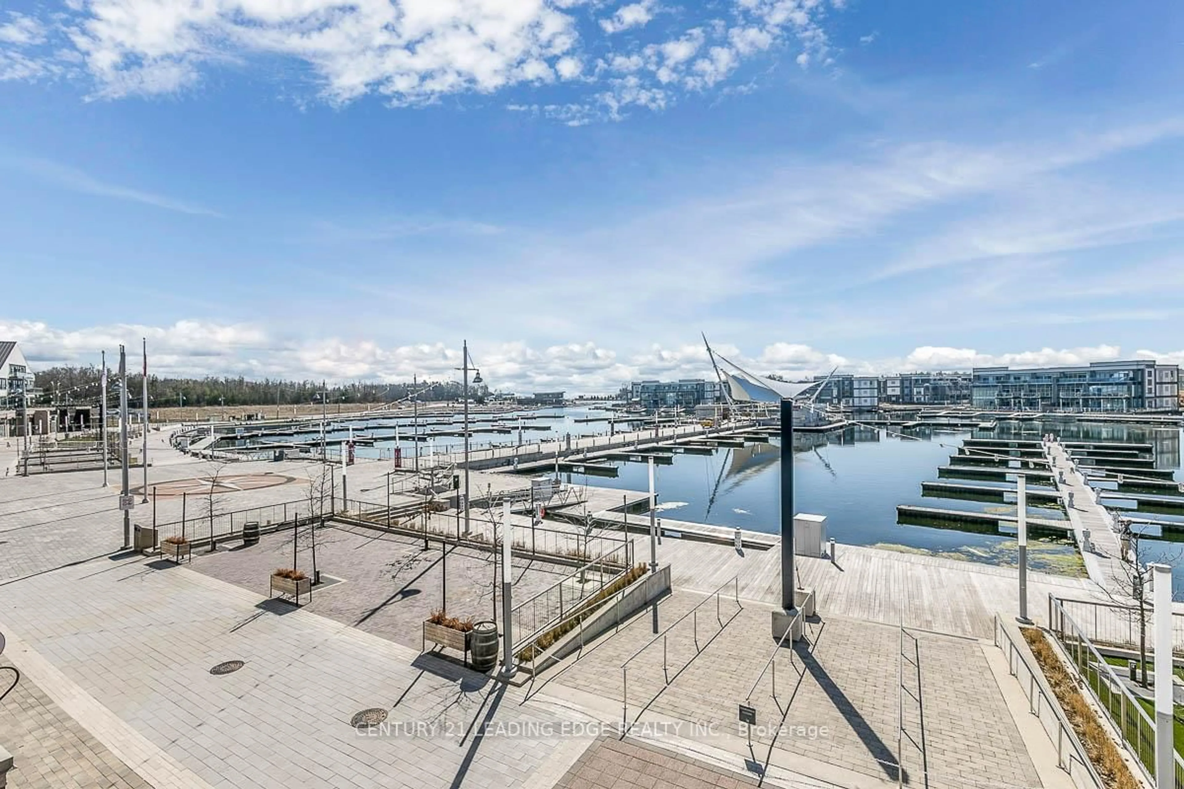 Patio, water/lake/river/ocean view for 303 Broward Way #97, Innisfil Ontario L9S 0M5