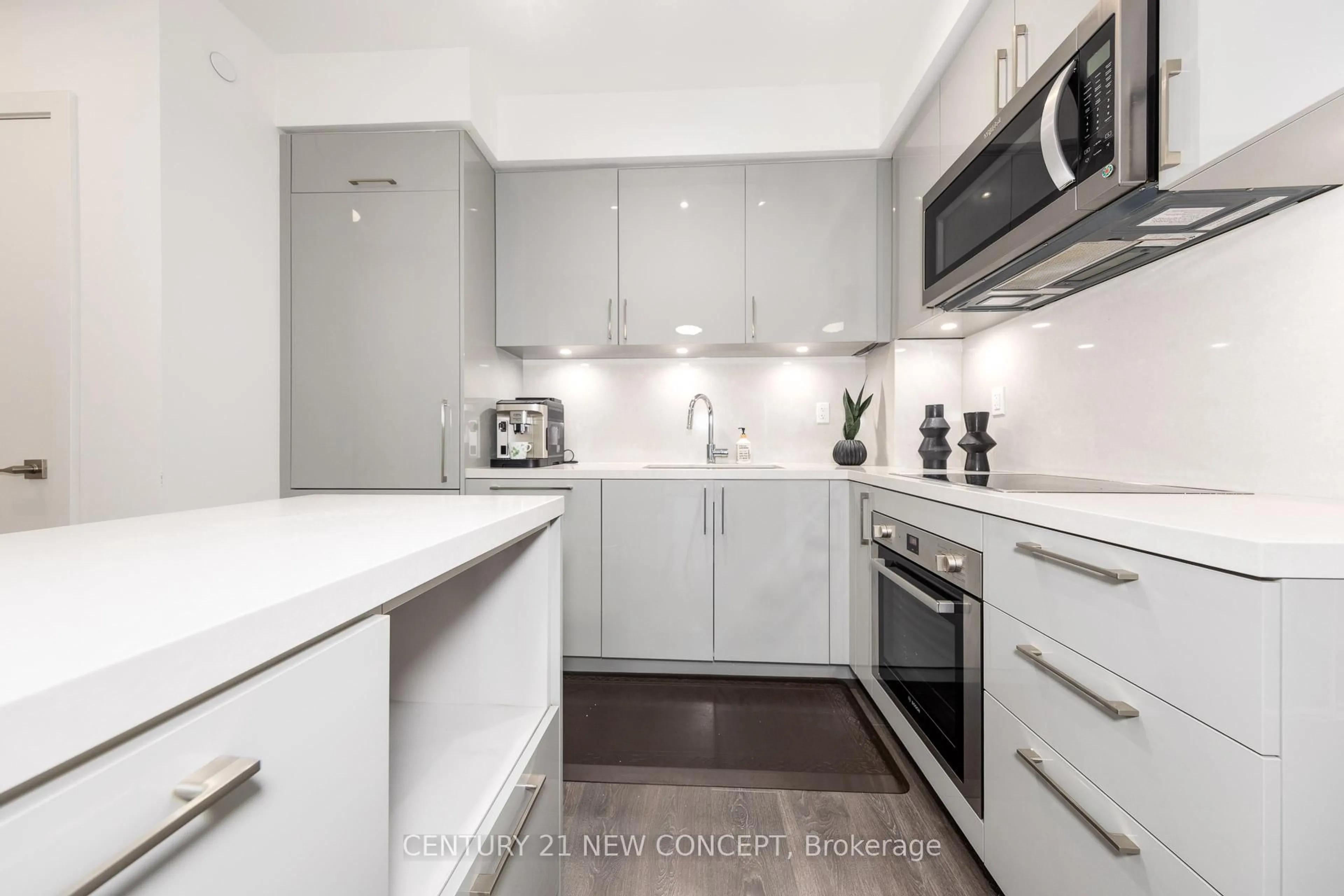 Contemporary kitchen, unknown for 1 Grandview Ave #1705, Markham Ontario L3T 0G7