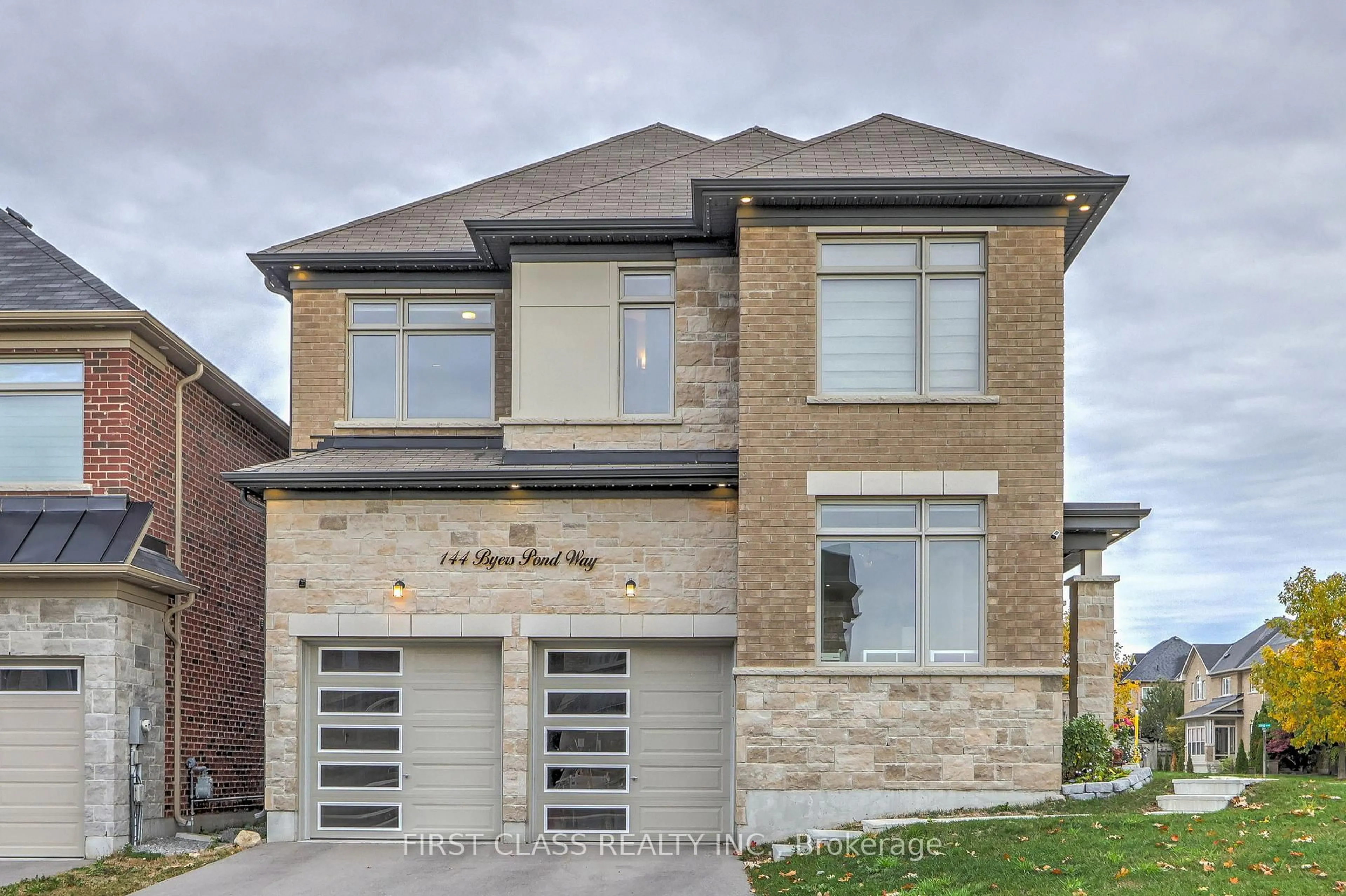 Home with brick exterior material, street for 144 Byers Pond Way, Whitchurch-Stouffville Ontario L4A 4X3