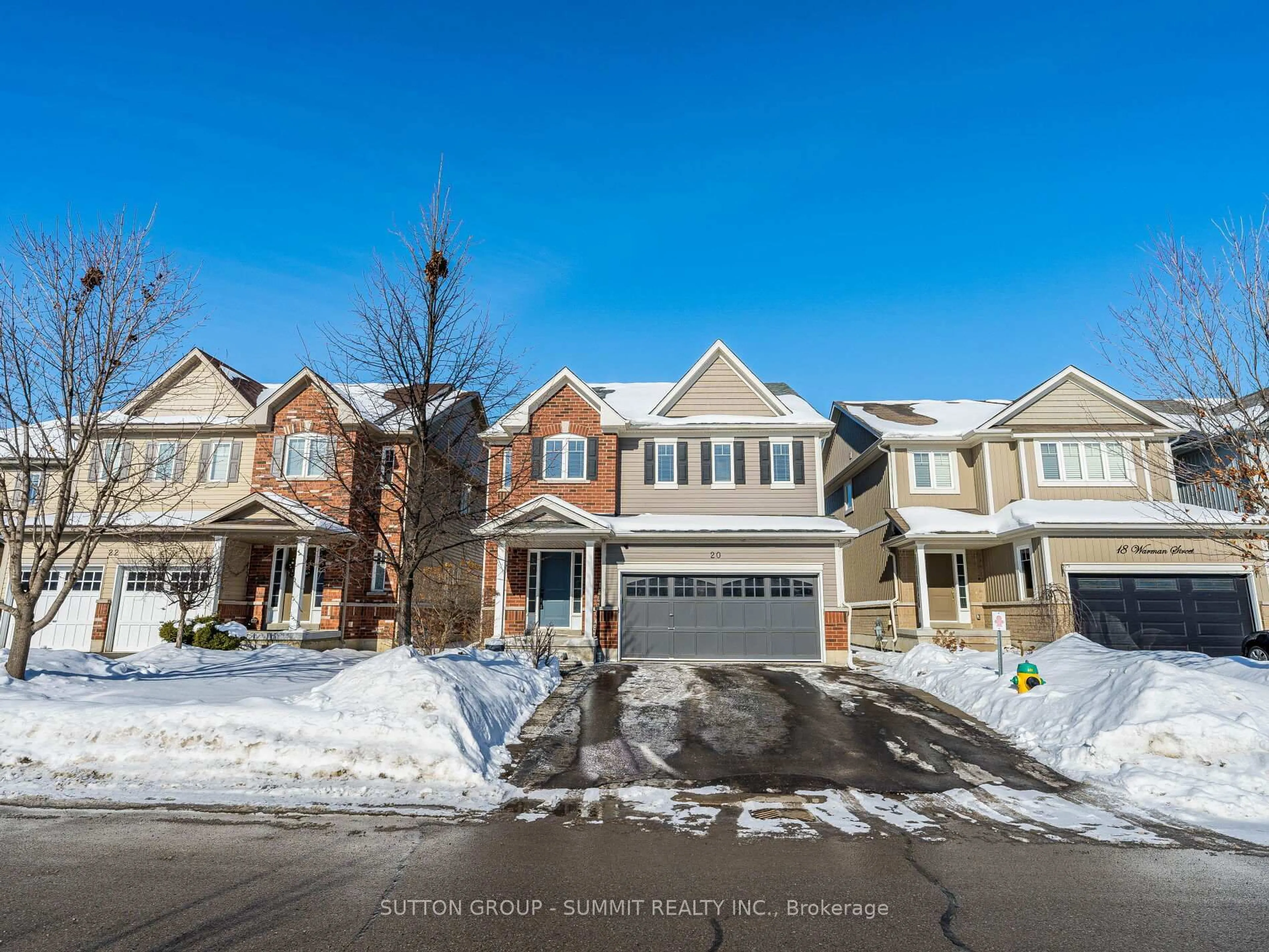 A pic from outside/outdoor area/front of a property/back of a property/a pic from drone, street for 20 Warman St, New Tecumseth Ontario L9R 0B9