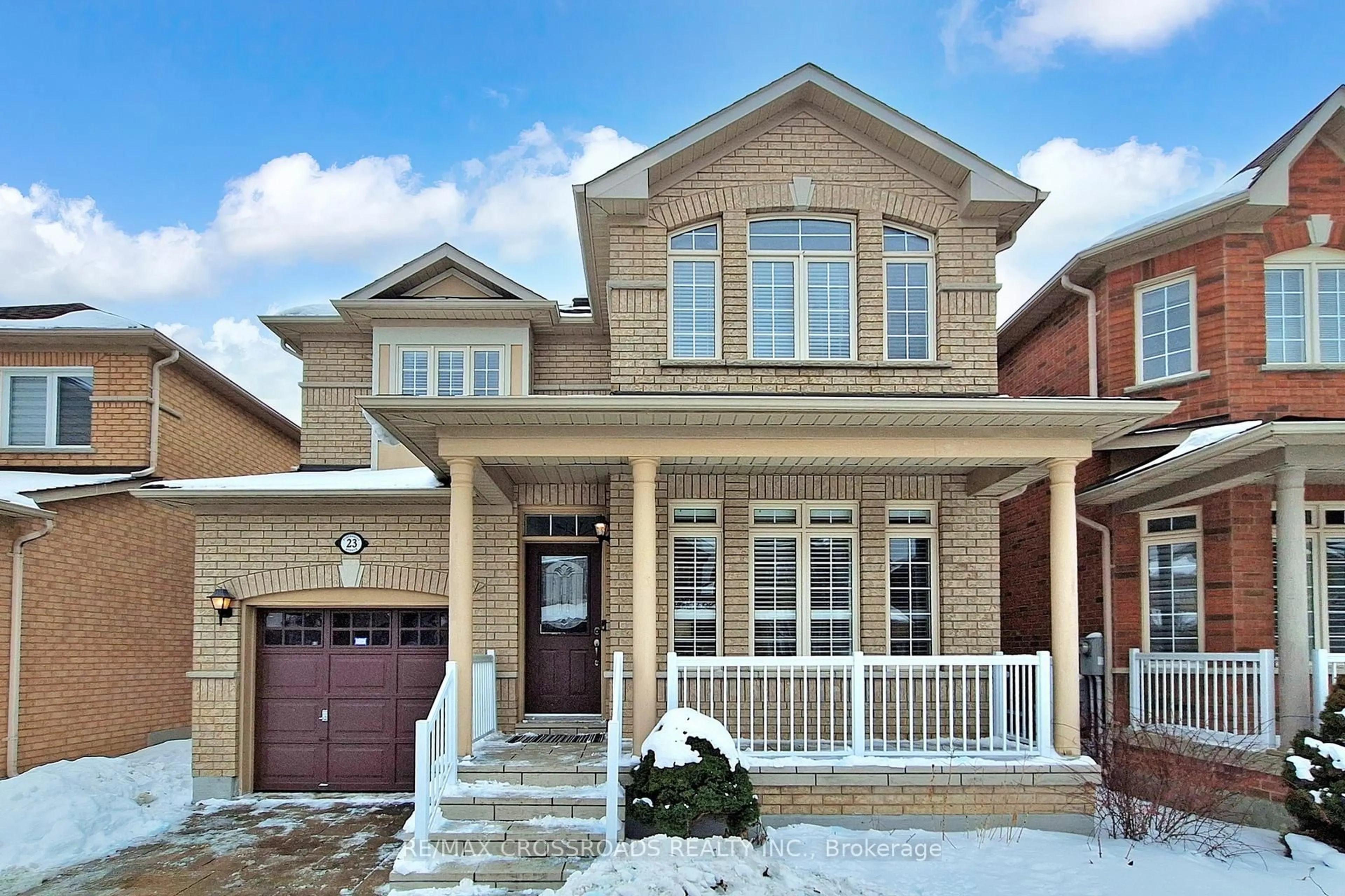 Home with brick exterior material, street for 23 Fontebella Ave, Vaughan Ontario L4H 2A6